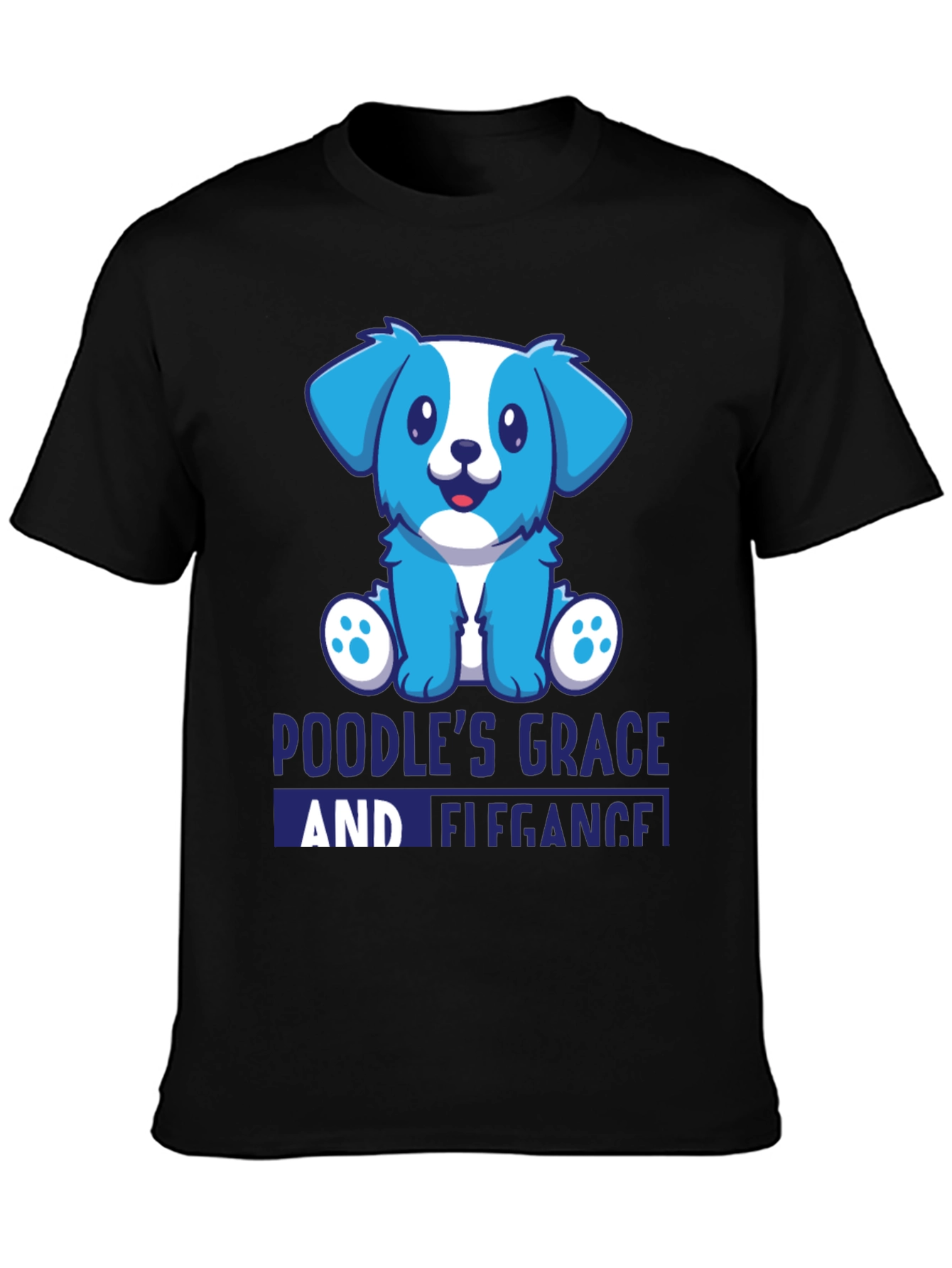 Poodles Grace Tee - Cute Dog Cartoon T-Shirt