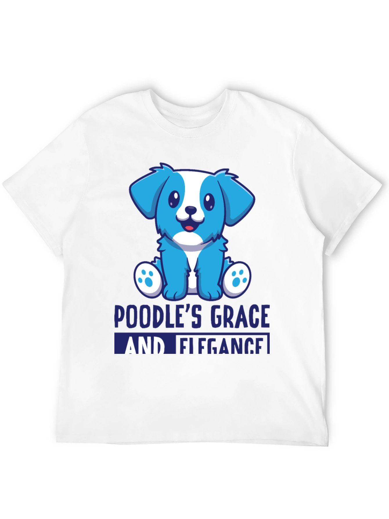 Poodles Grace Tee - Cute Dog Cartoon T-Shirt
