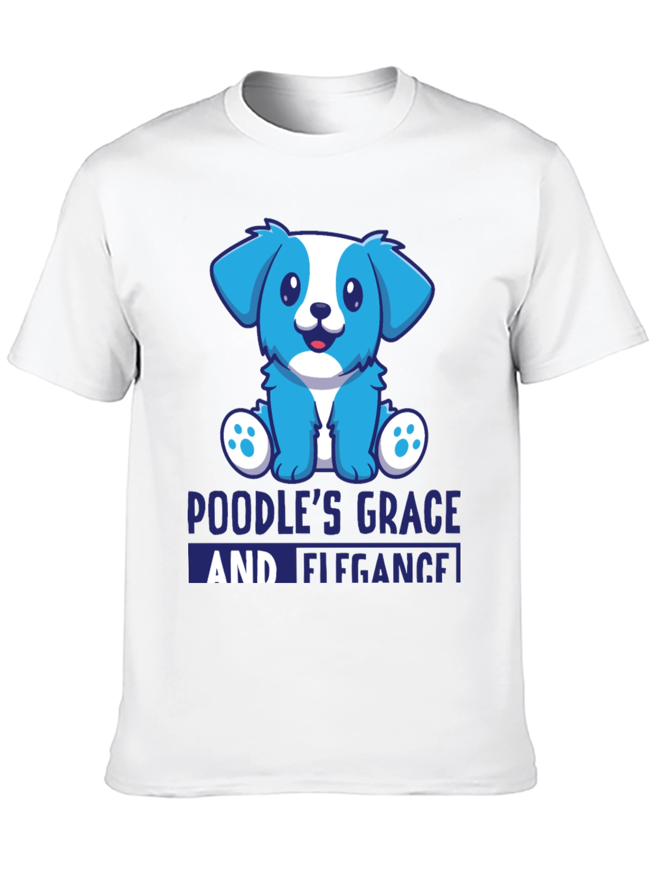 Poodles Grace Tee - Cute Dog Cartoon T-Shirt