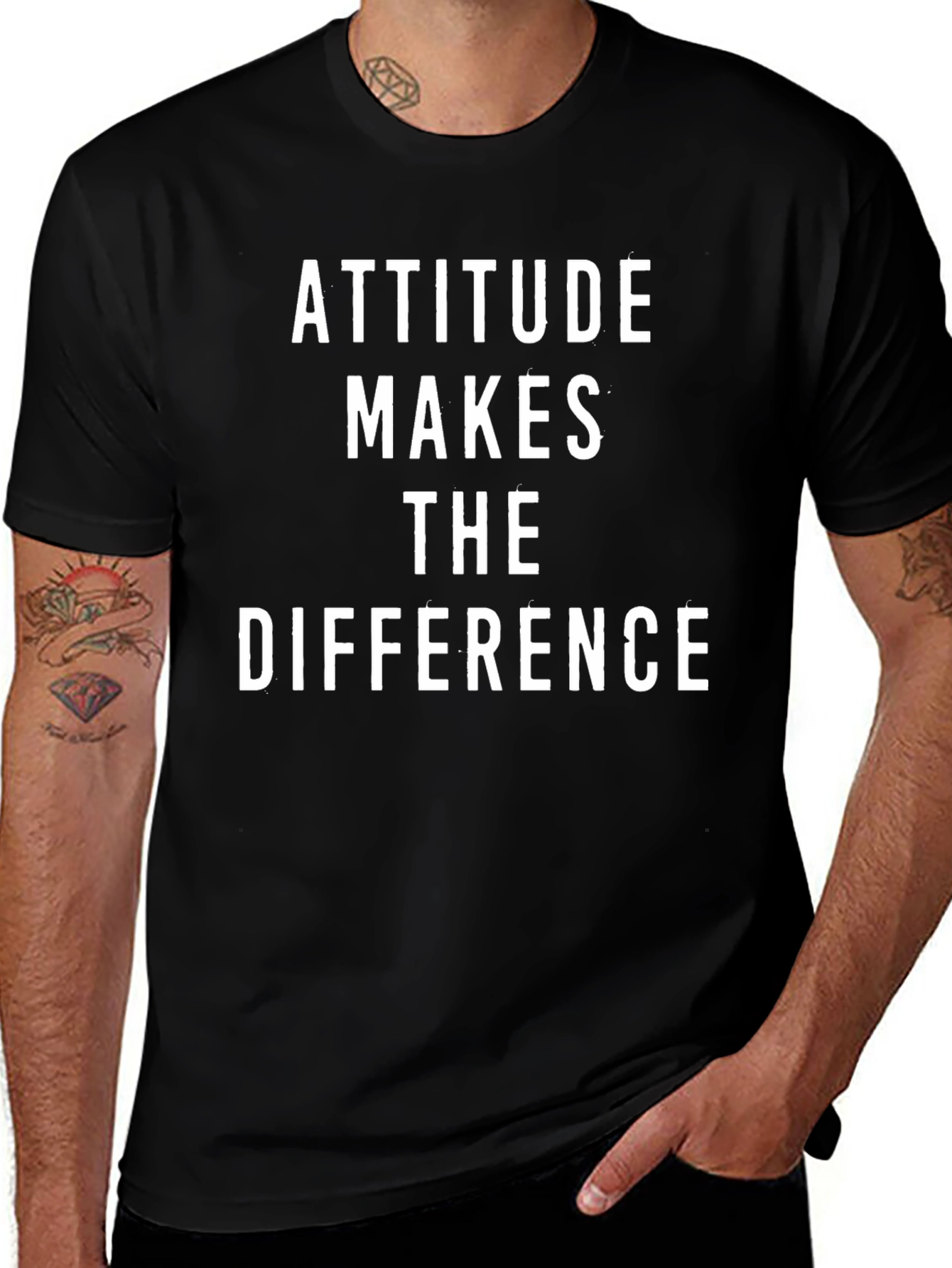 Attitude Makes the Difference Graphic Tee