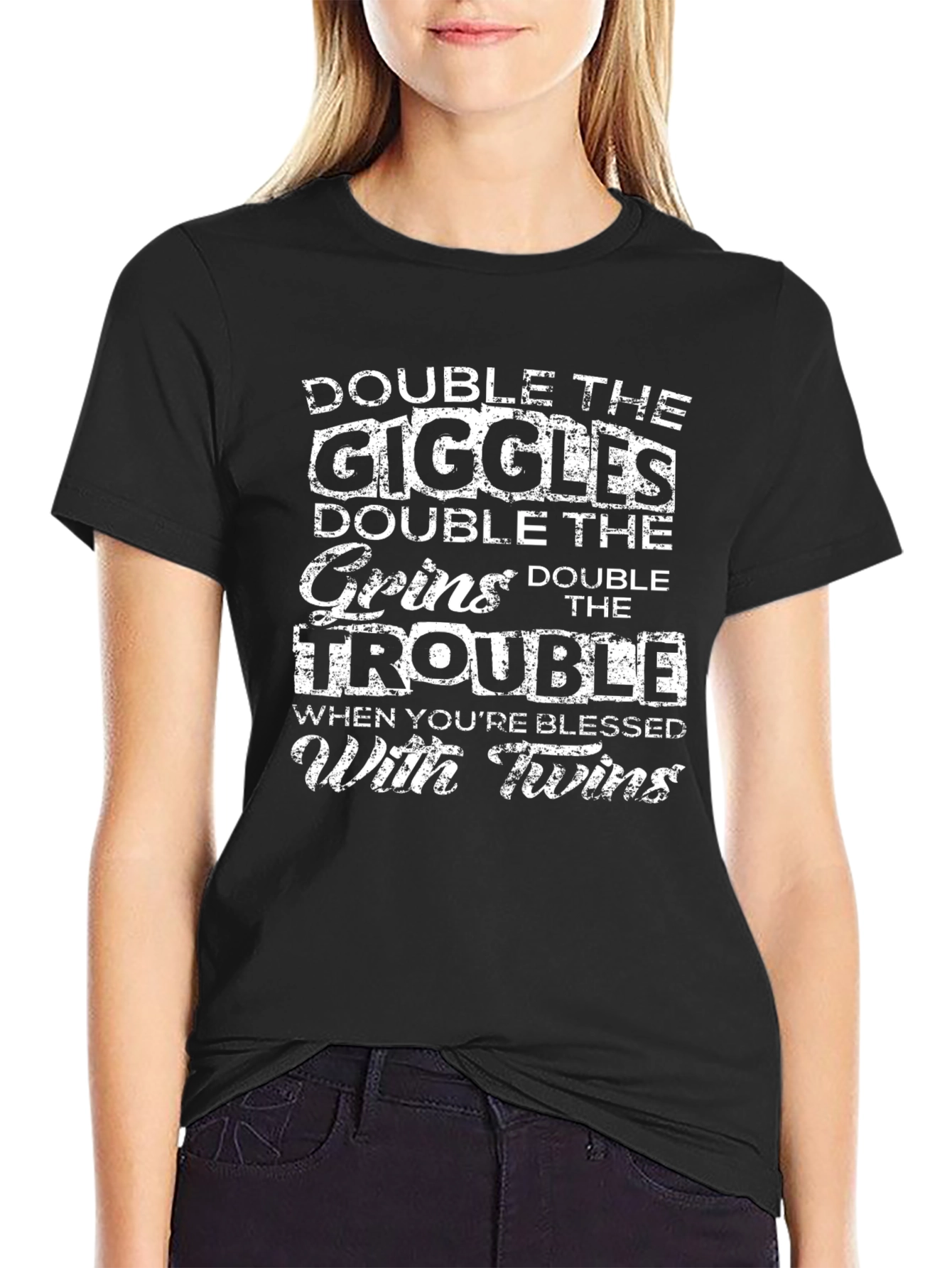 Double the Trouble Twins T-Shirt