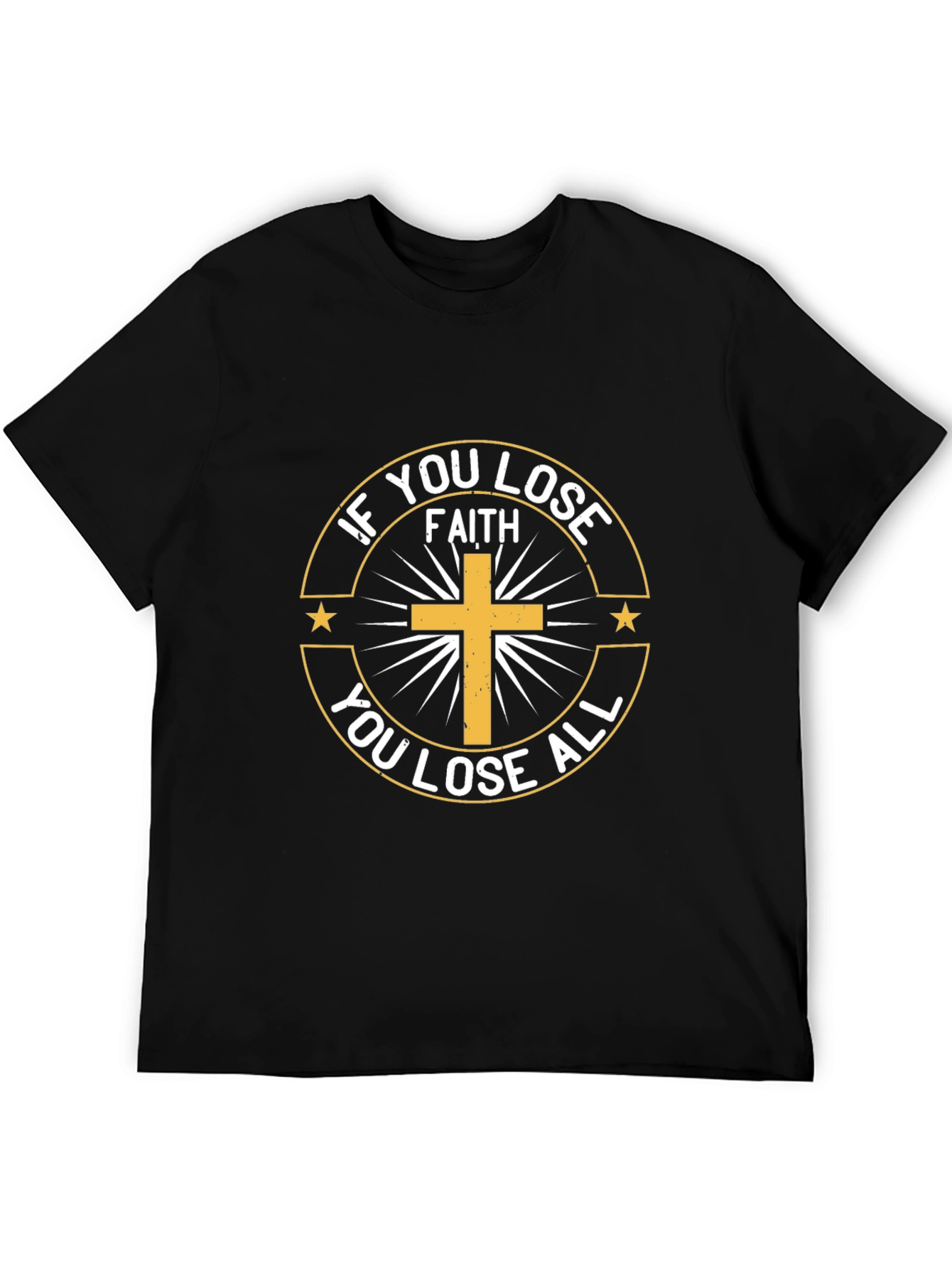 Faith Graphic Tee - Lose Faith Lose All