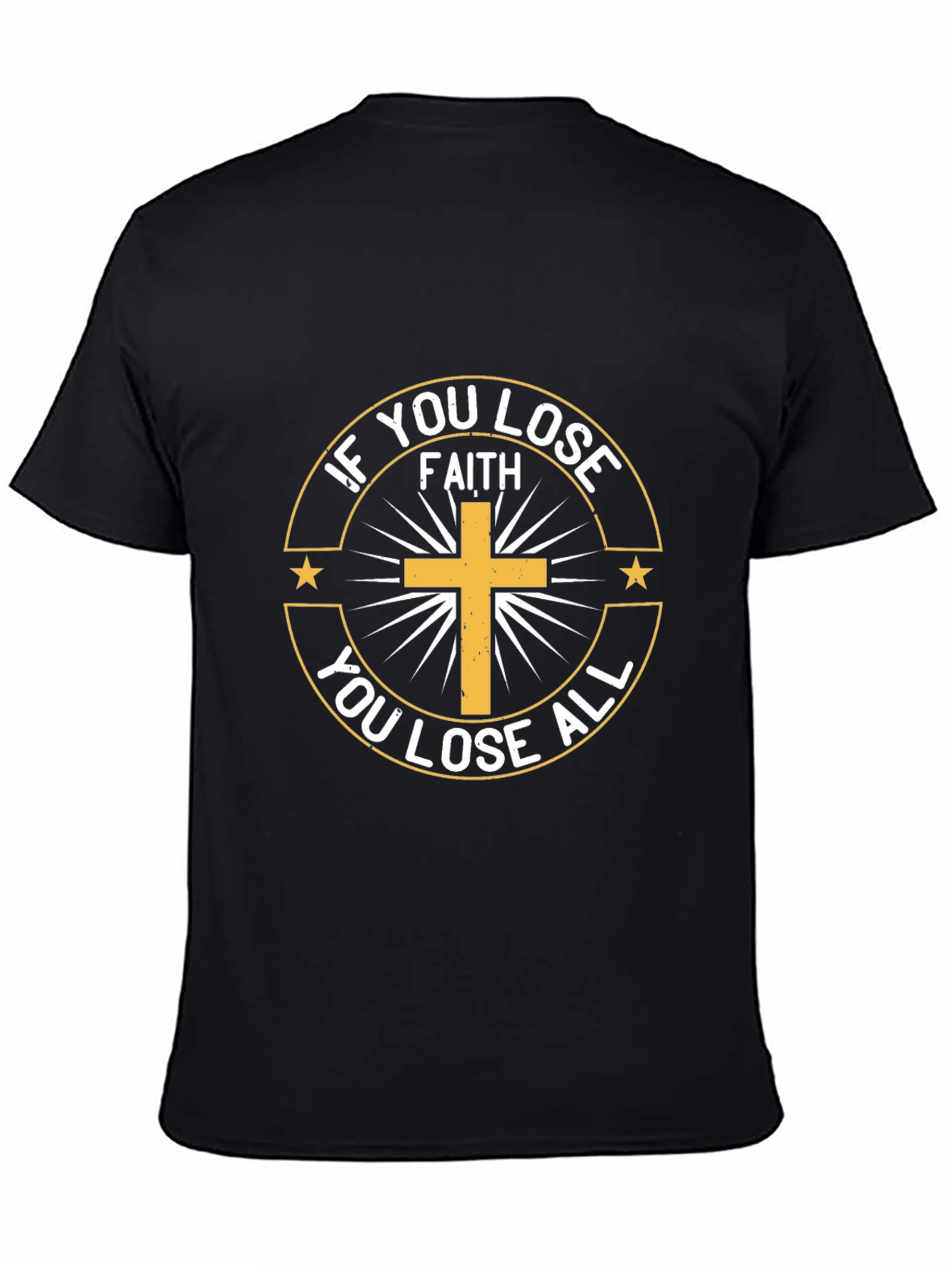 Faith Graphic Tee - Lose Faith Lose All