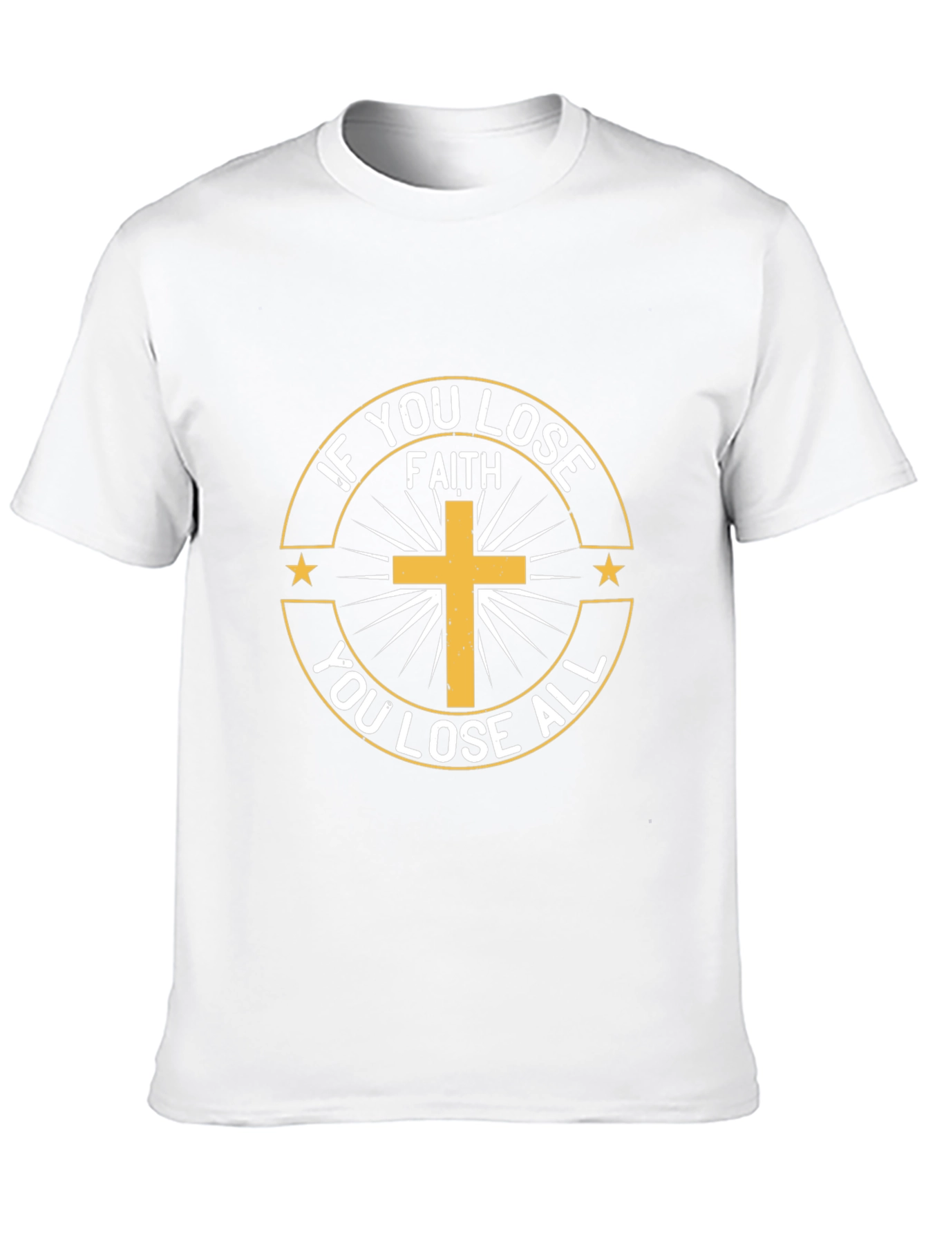 Faith Graphic Tee - Lose Faith Lose All