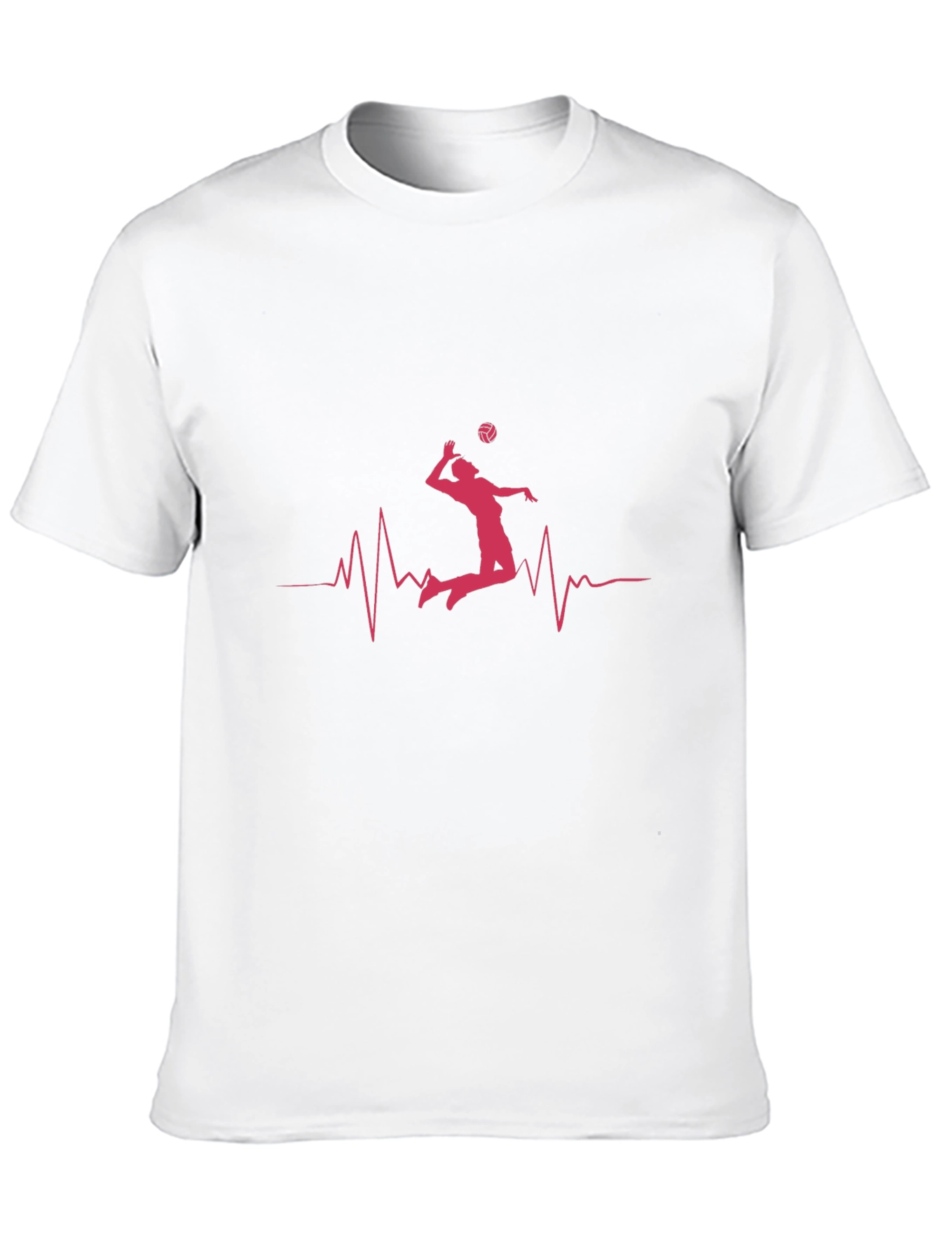Volleyball Heartbeat Graphic Tee