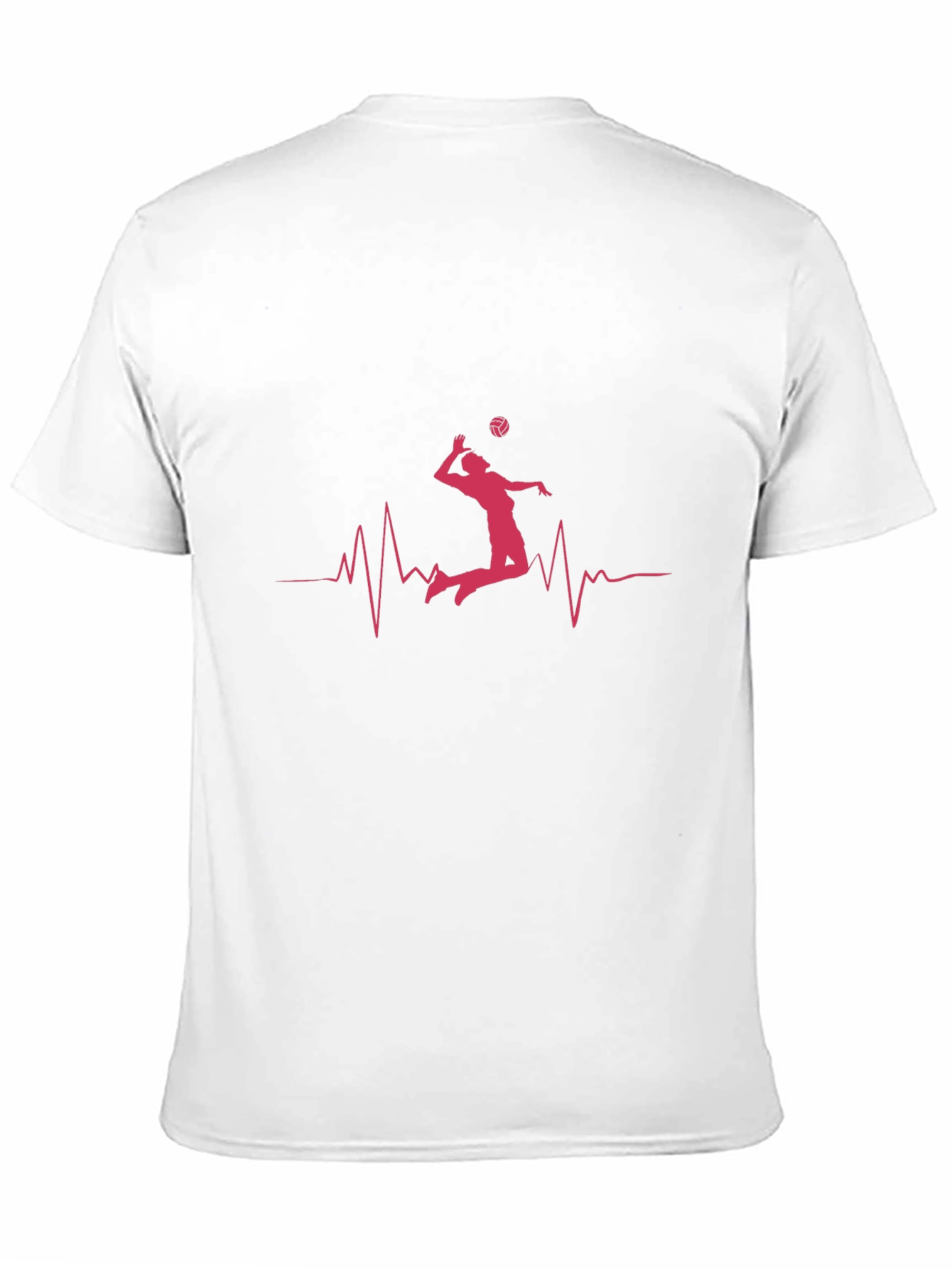 Volleyball Heartbeat Graphic Tee