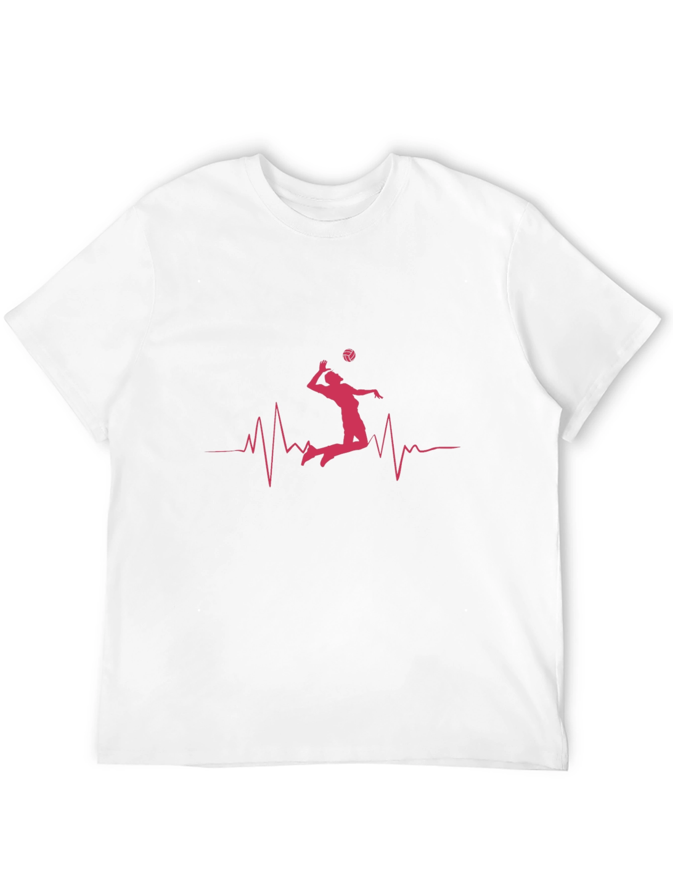 Volleyball Heartbeat Graphic Tee