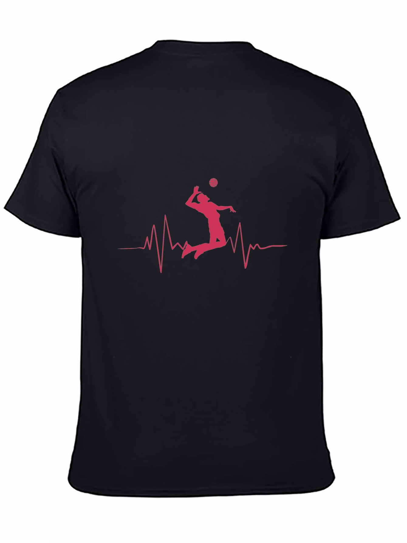 Volleyball Heartbeat Graphic Tee