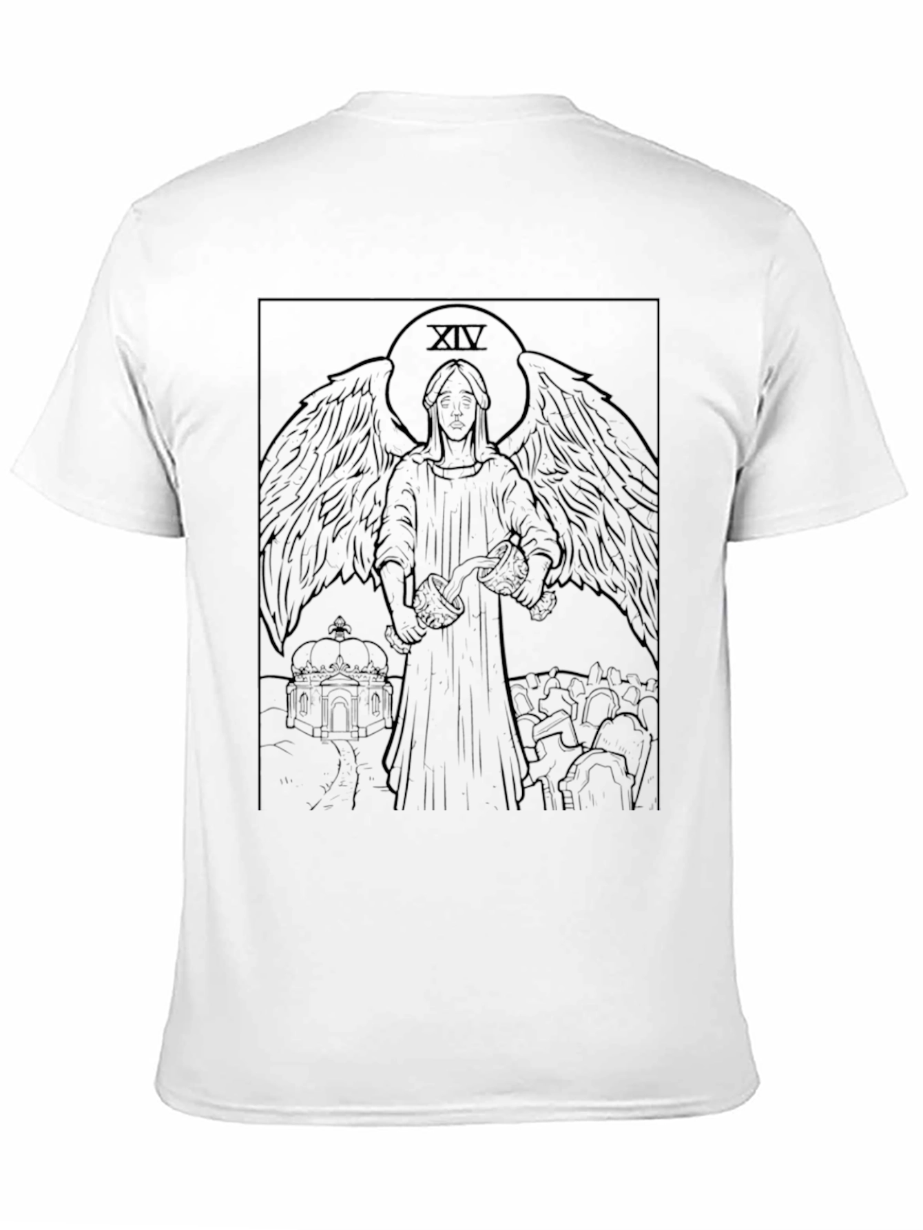 XIV Angel Tarot Card Graphic Tee