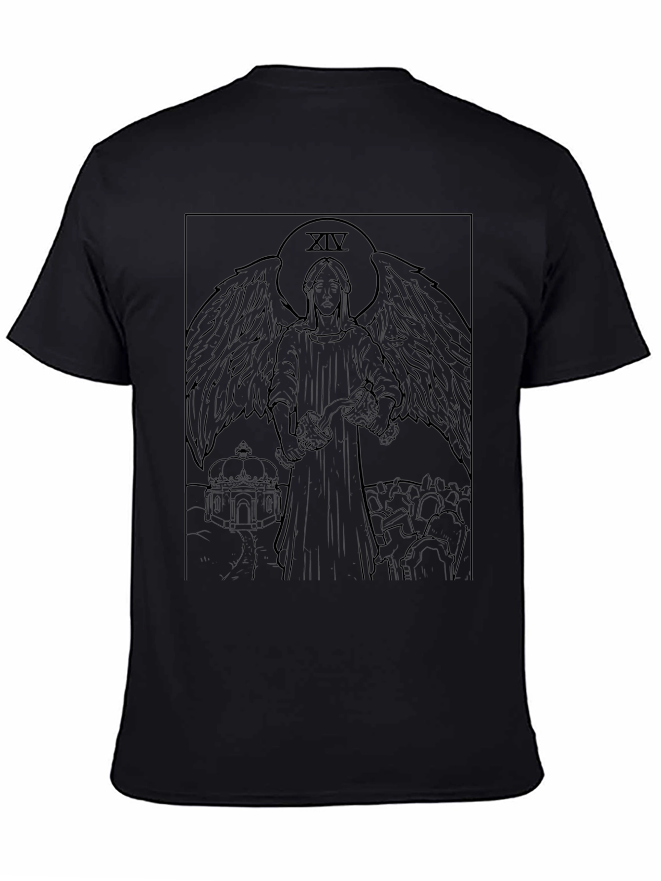 XIV Angel Tarot Card Graphic Tee