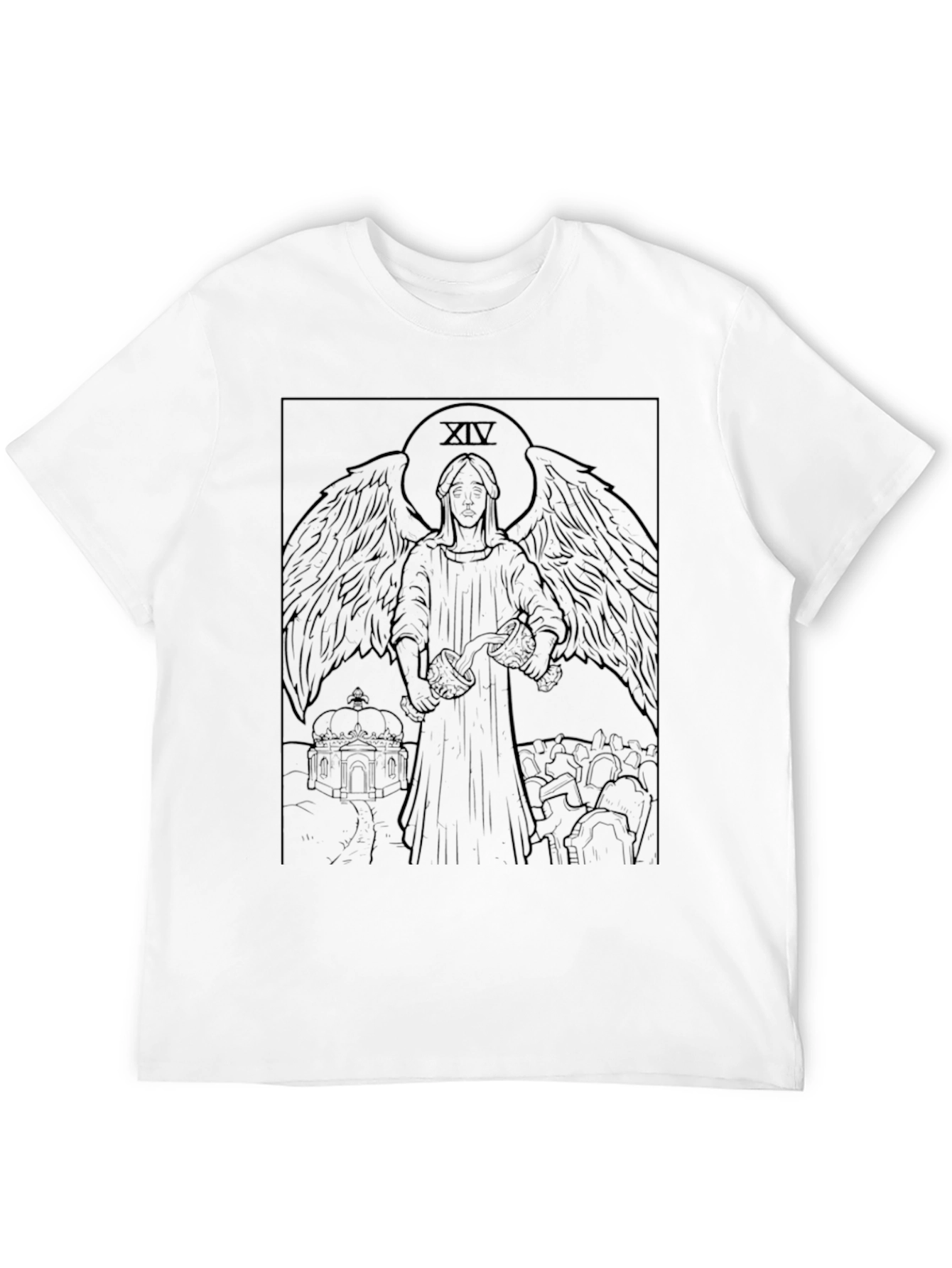 XIV Angel Tarot Card Graphic Tee