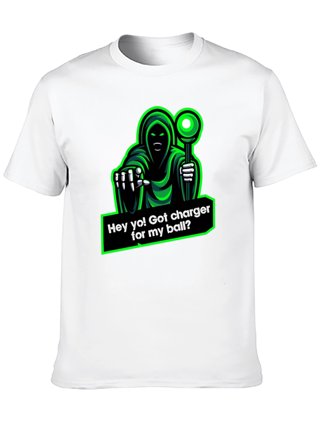 Humorous Grim Reaper Charger T-Shirt