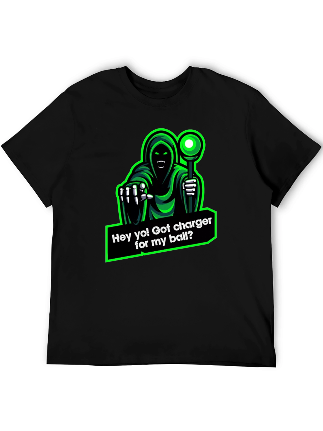 Humorous Grim Reaper Charger T-Shirt