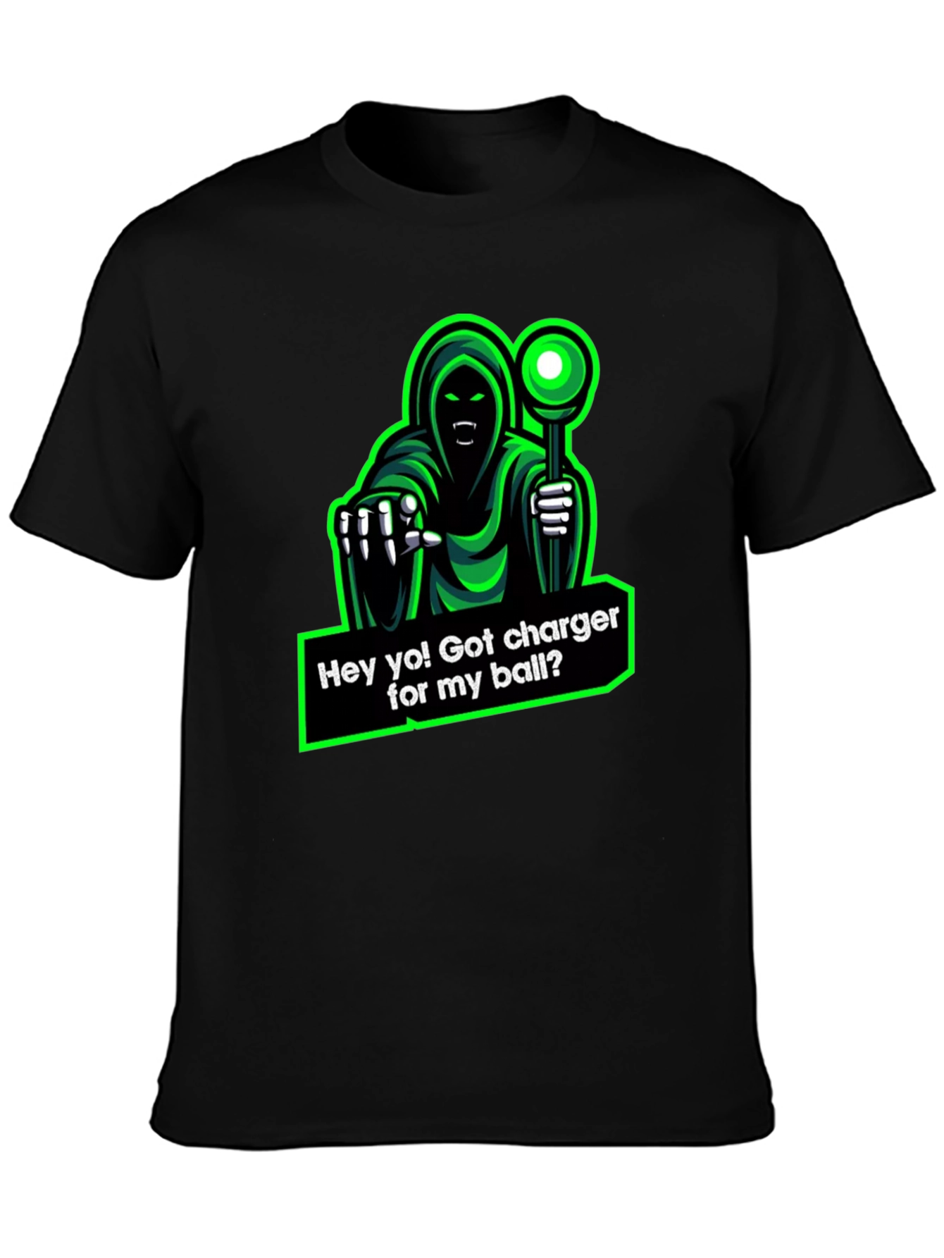 Humorous Grim Reaper Charger T-Shirt
