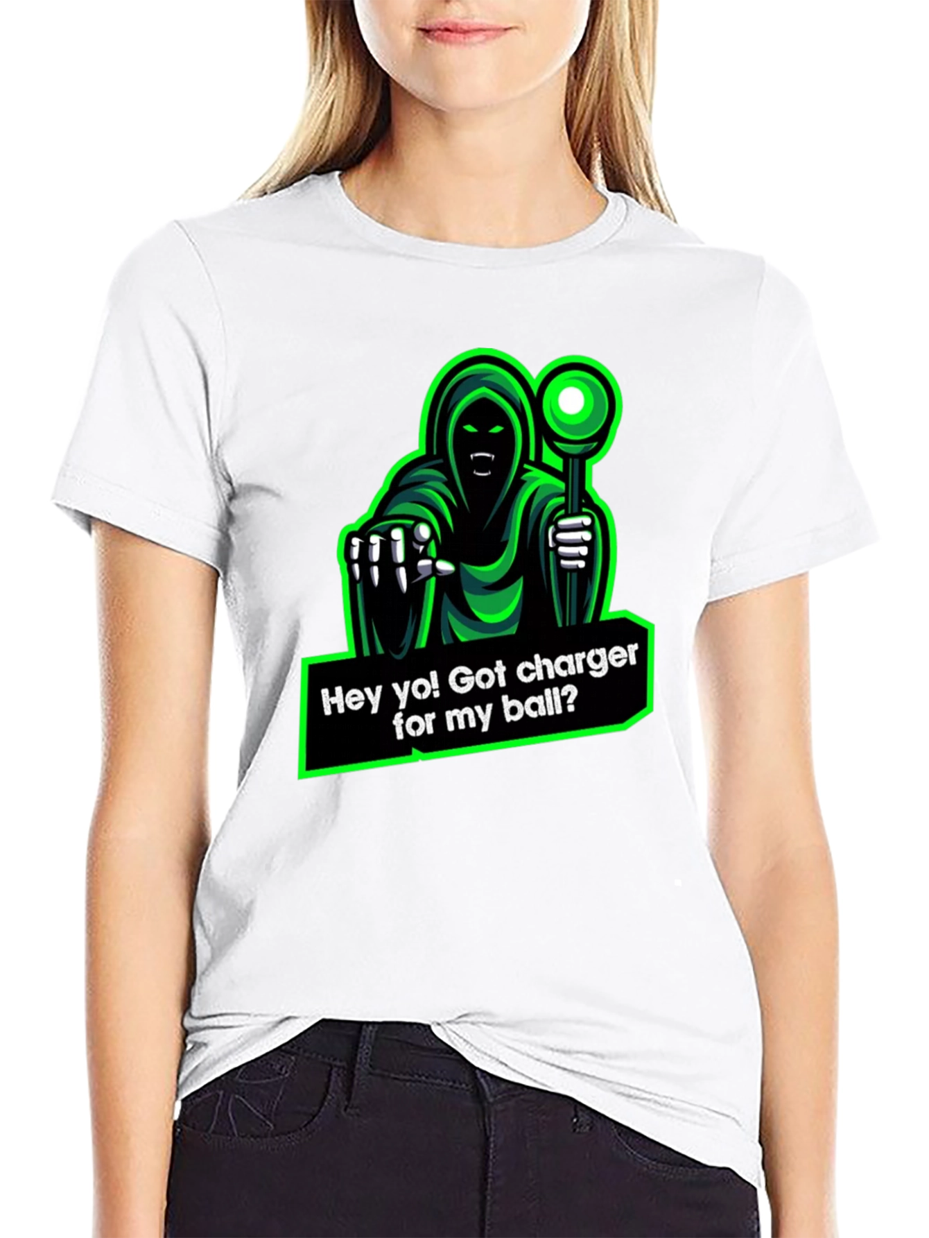 Humorous Grim Reaper Charger T-Shirt