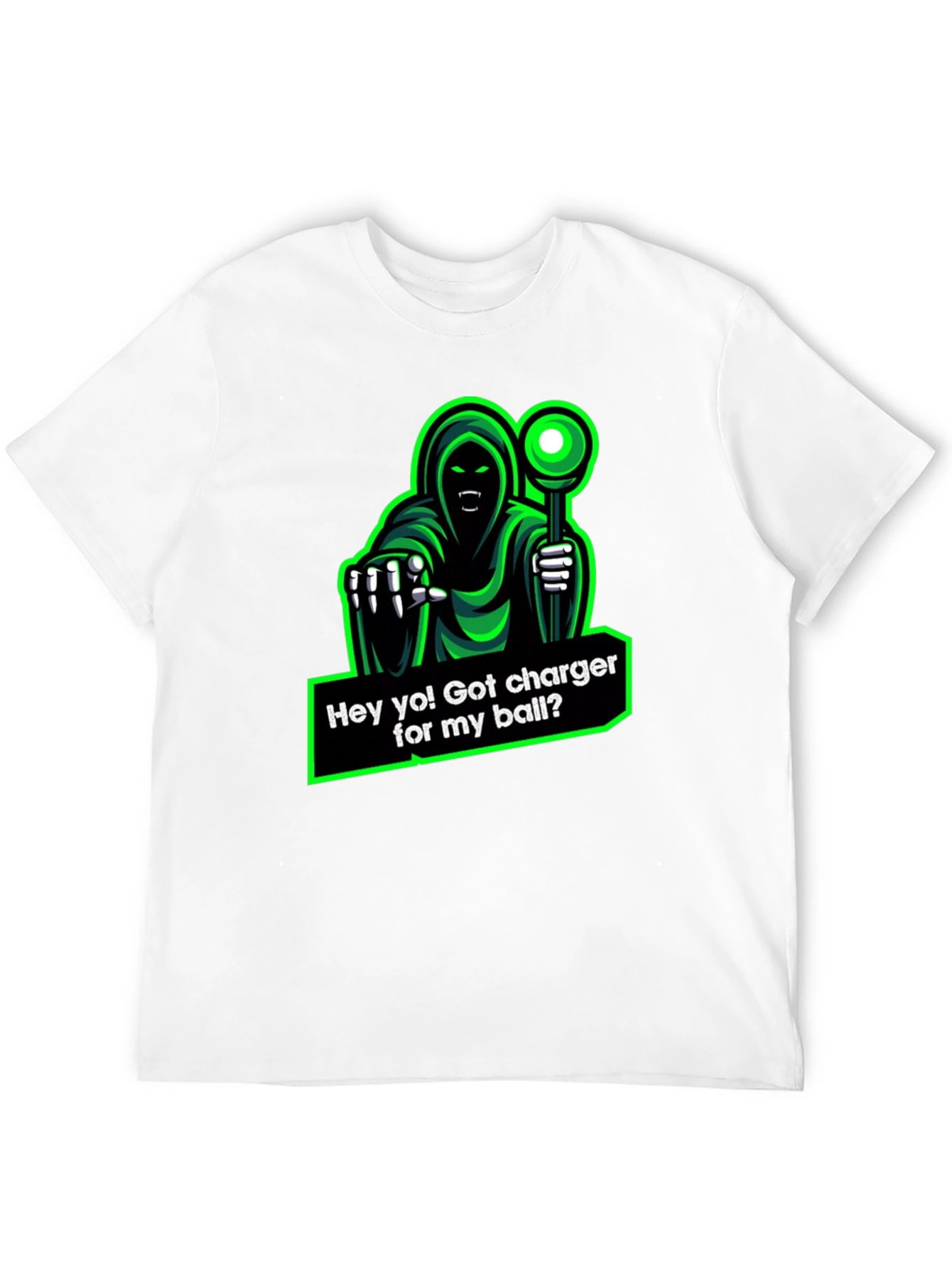 Humorous Grim Reaper Charger T-Shirt