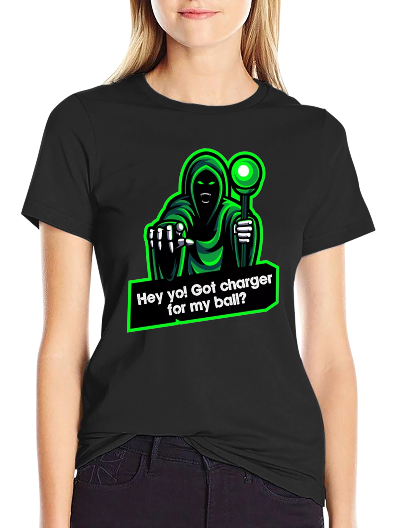 Humorous Grim Reaper Charger T-Shirt