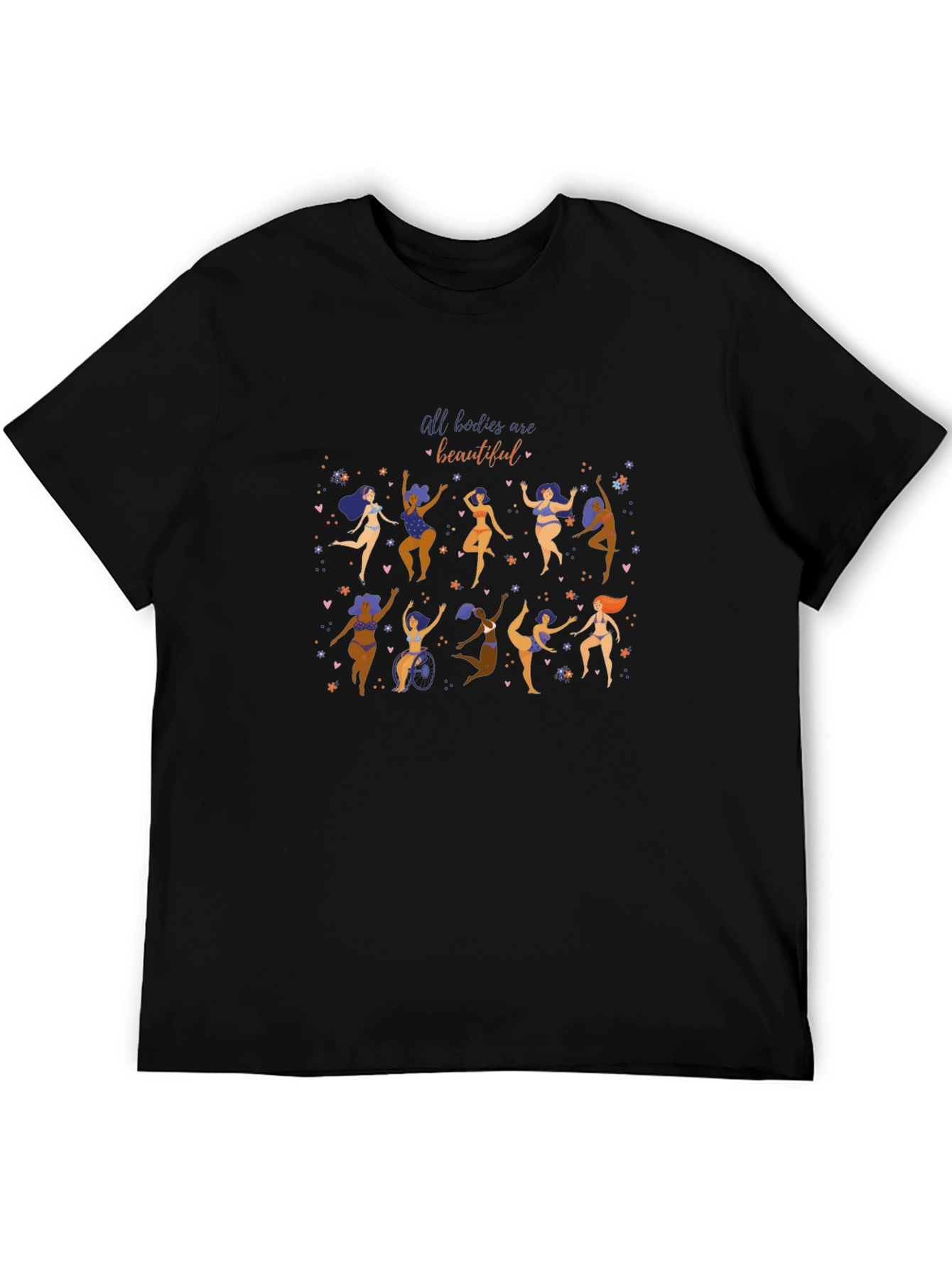 Body Positive T-Shirt - All Bodies Are Beautiful