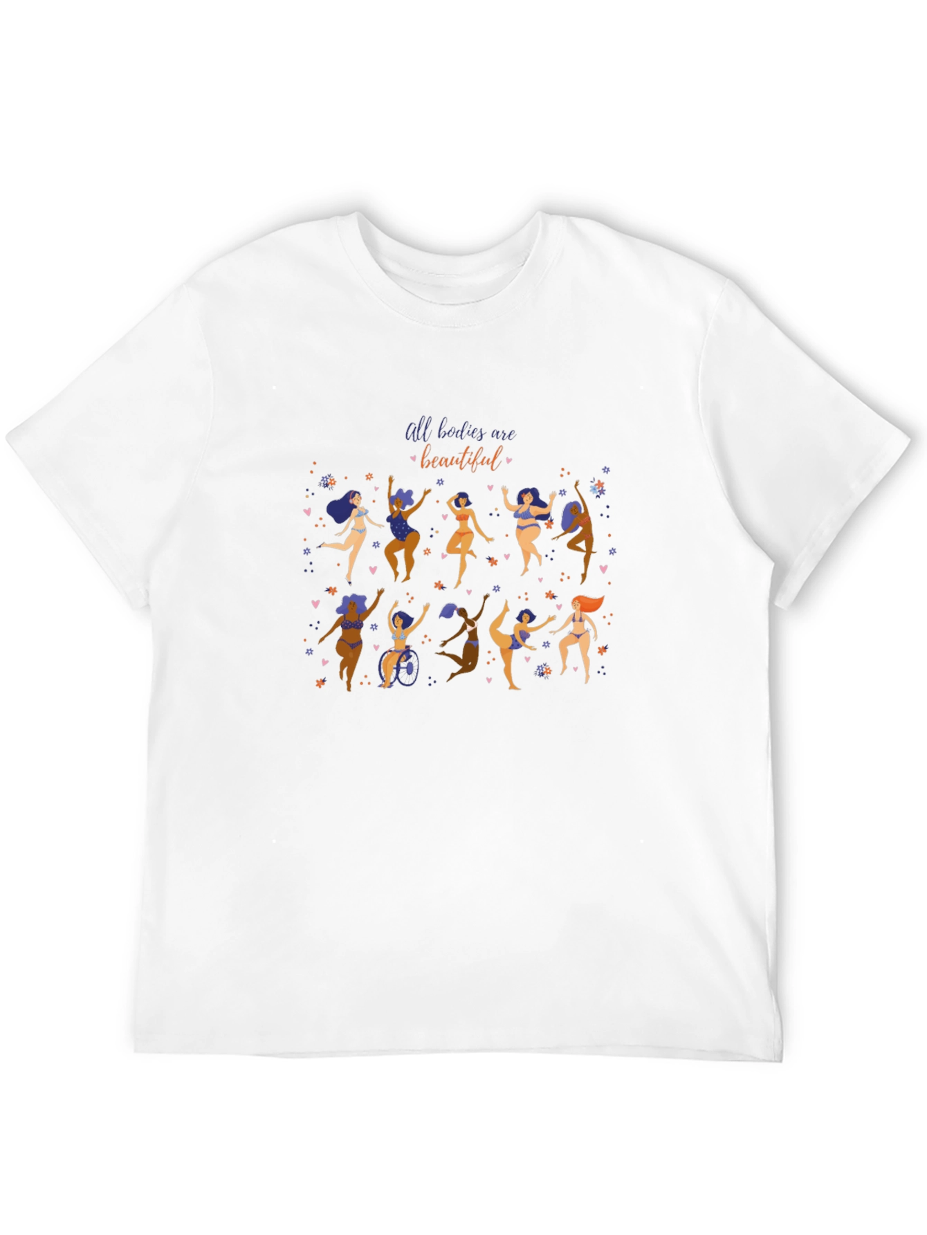 Body Positive T-Shirt - All Bodies Are Beautiful