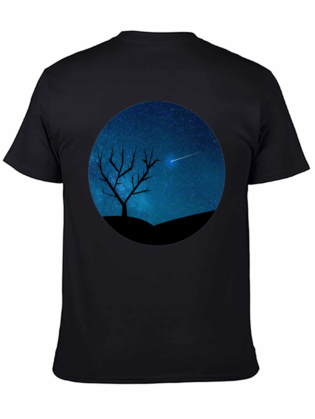 Night Sky Silhouette Graphic Tee