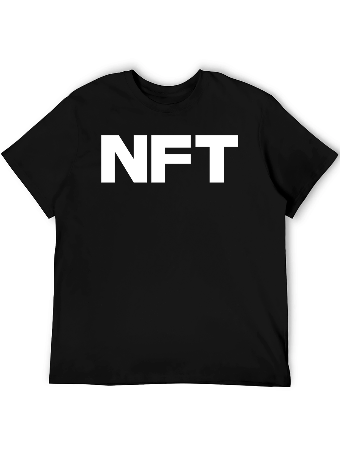 NFT Bold Graphic T-Shirt - Black