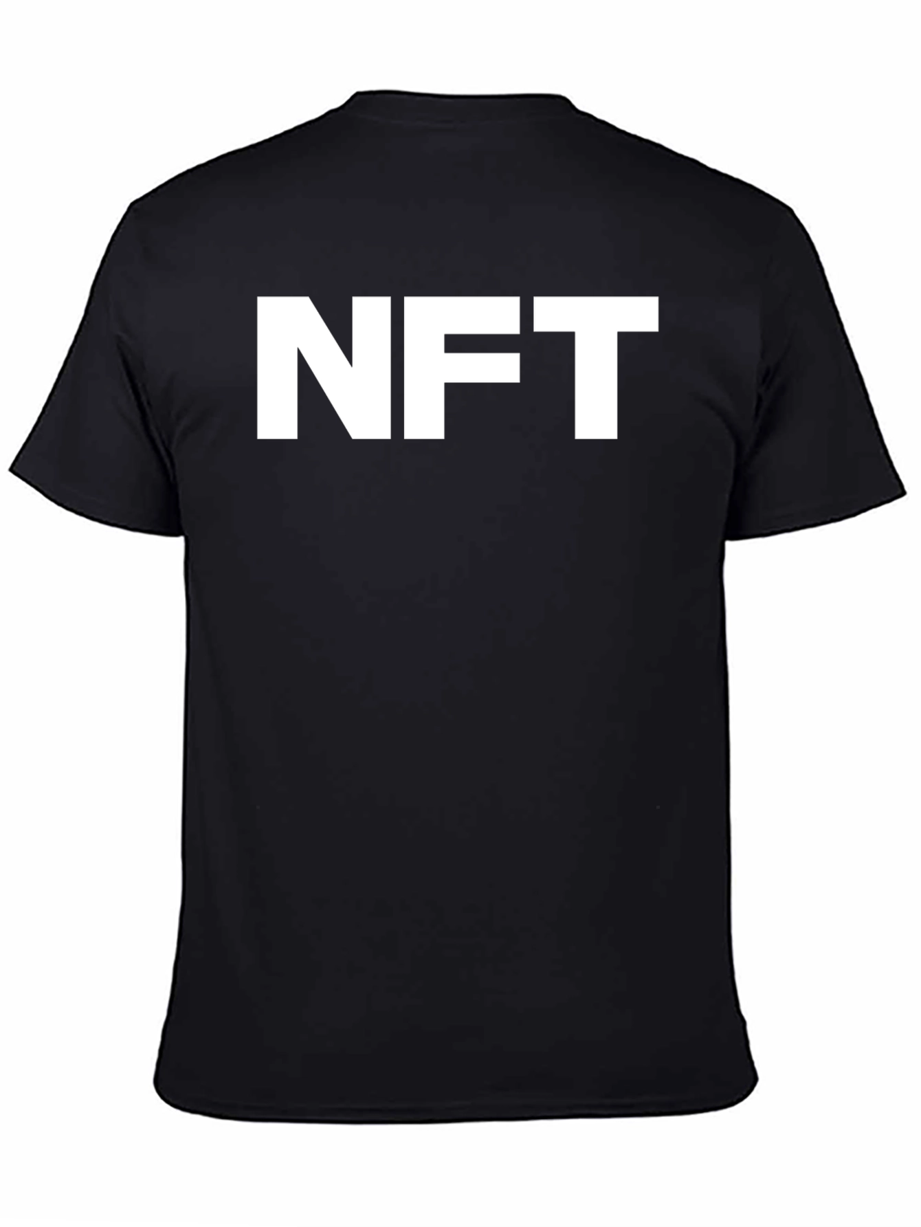 NFT Bold Graphic T-Shirt - Black