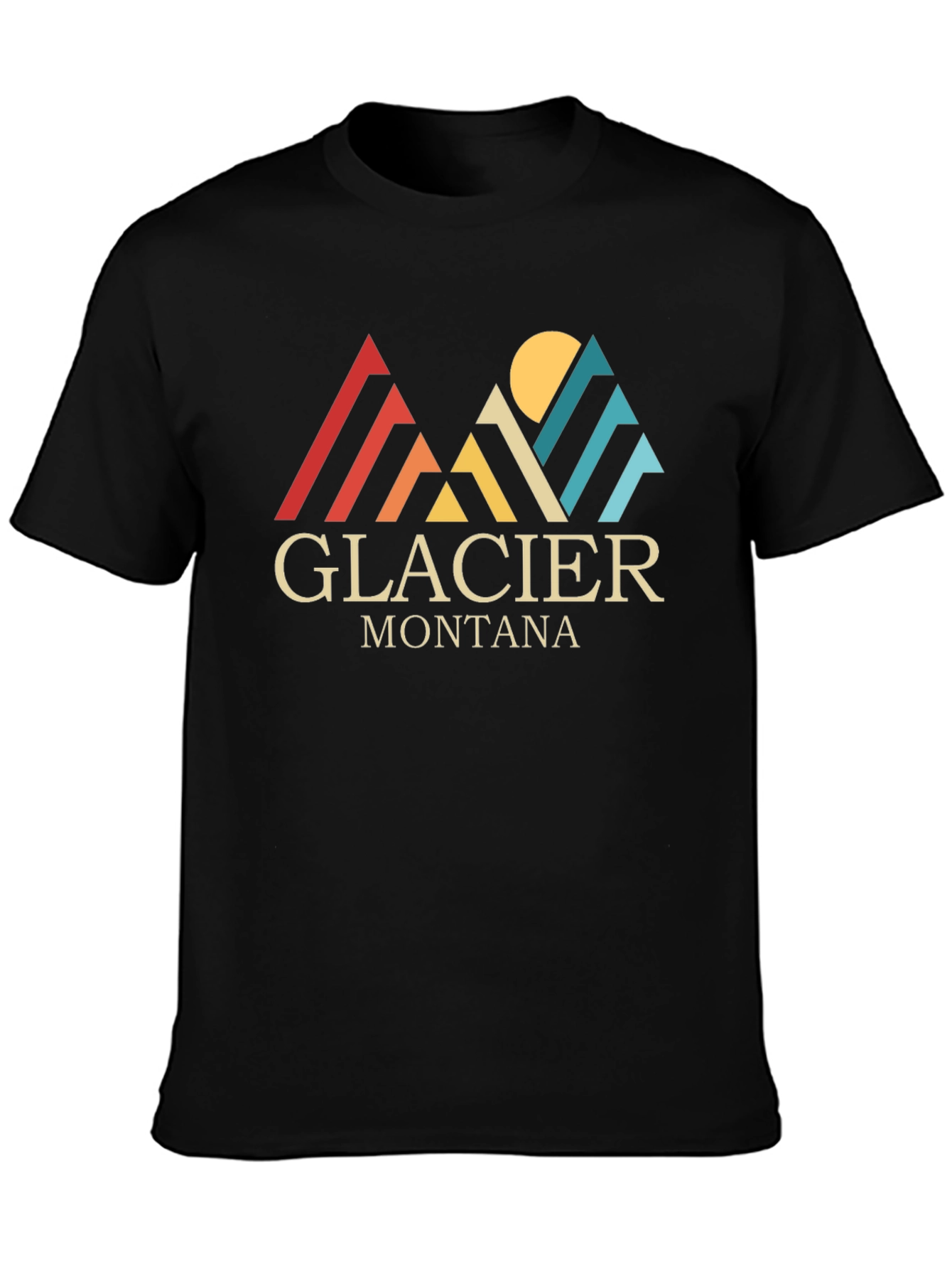 Glacier Montana Retro Graphic Tee