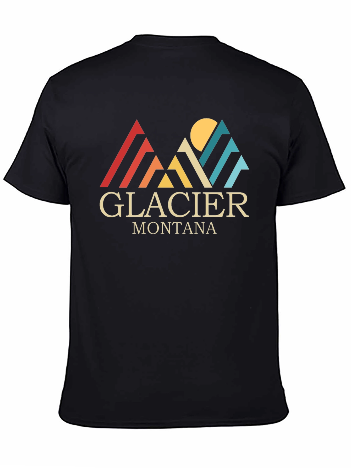 Glacier Montana Retro Graphic Tee