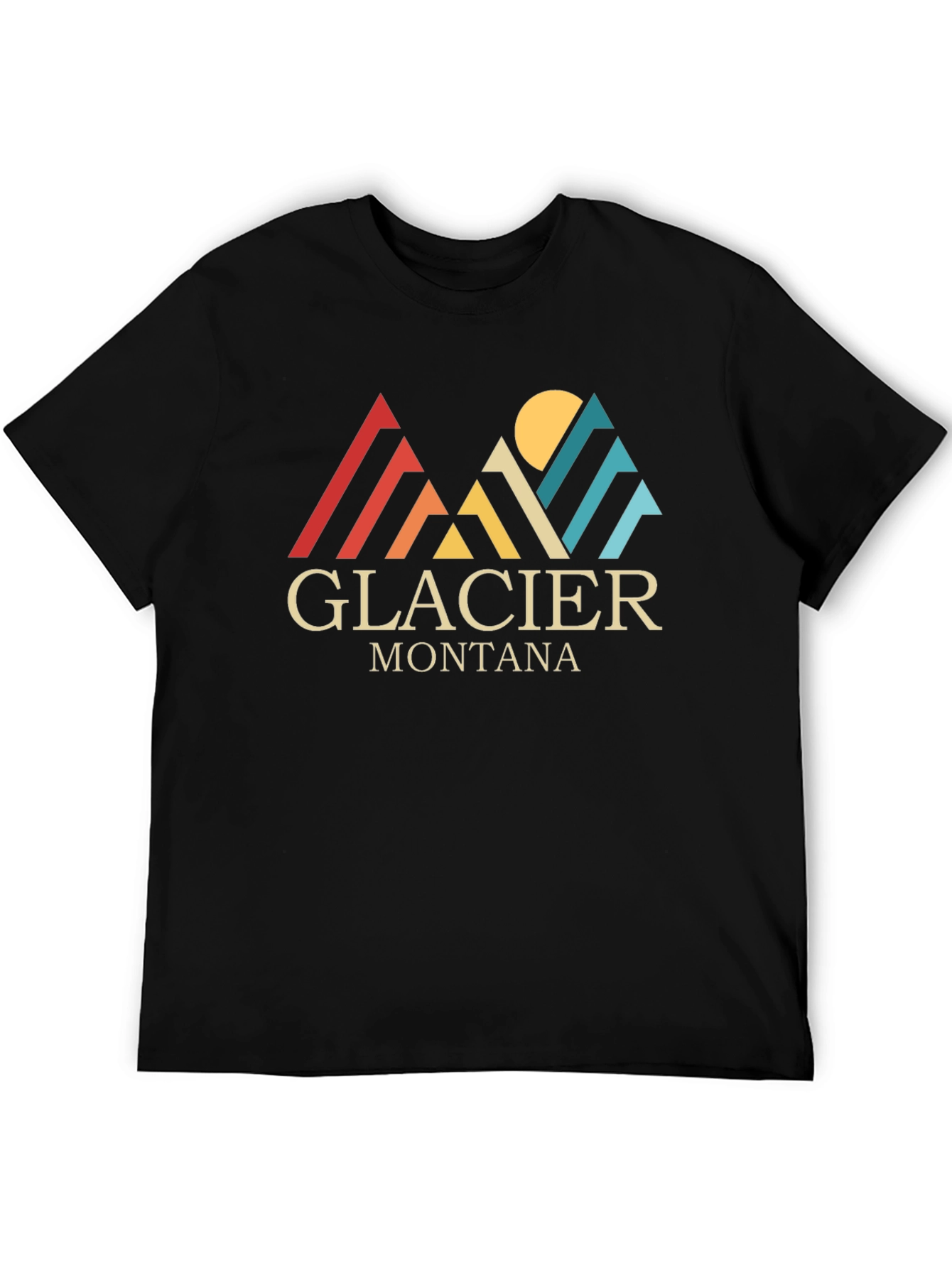 Glacier Montana Retro Graphic Tee
