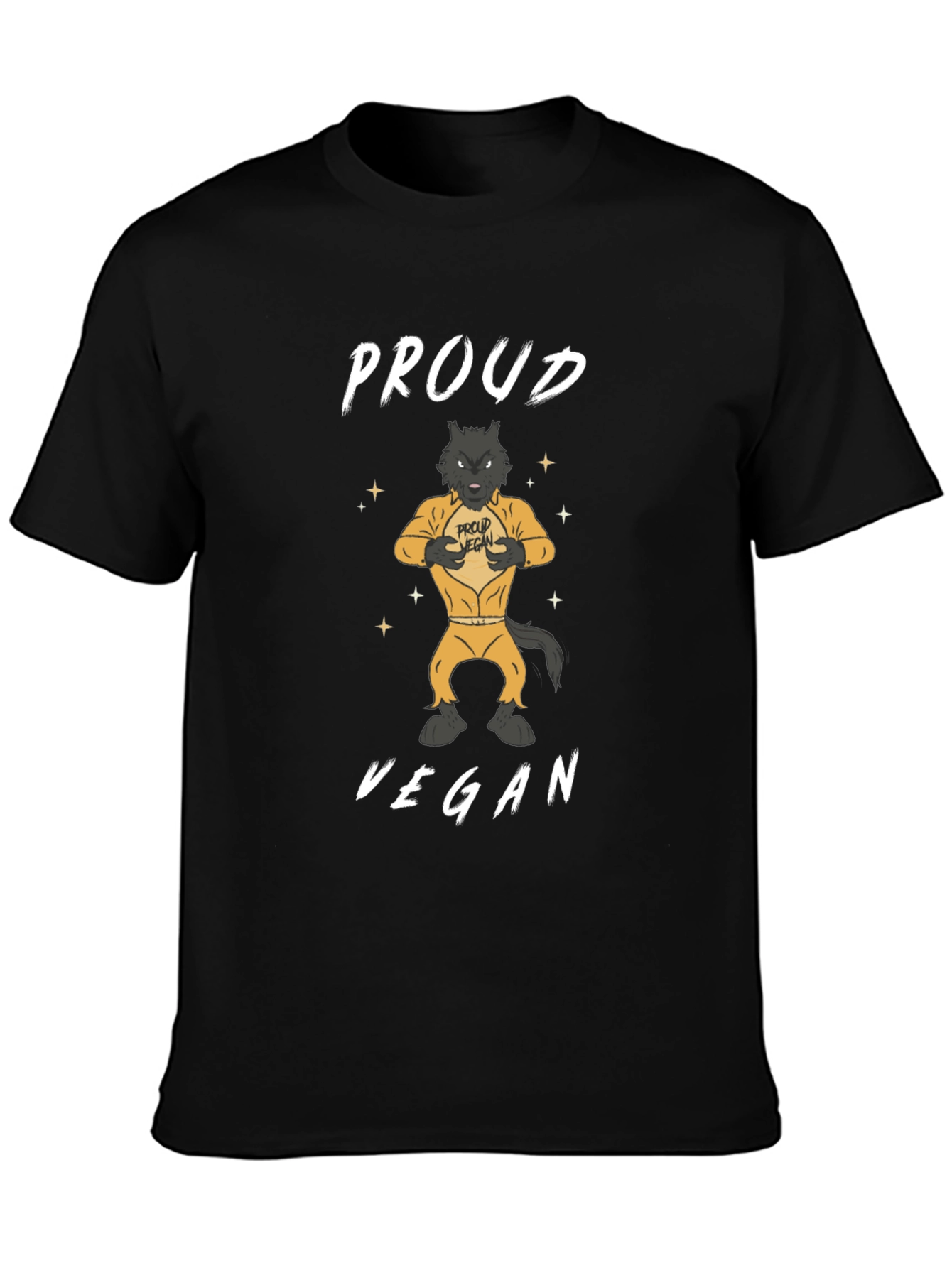 Proud Vegan Graphic Tee - Animal Lovers T-Shirt