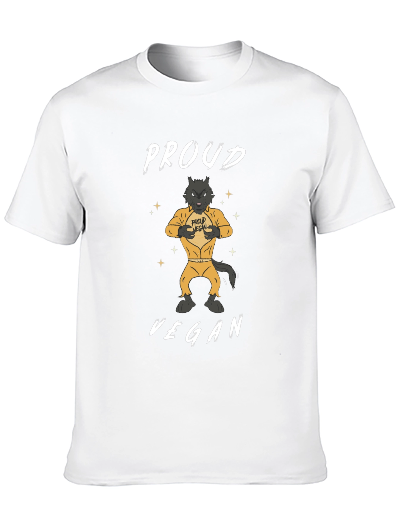 Proud Vegan Graphic Tee - Animal Lovers T-Shirt