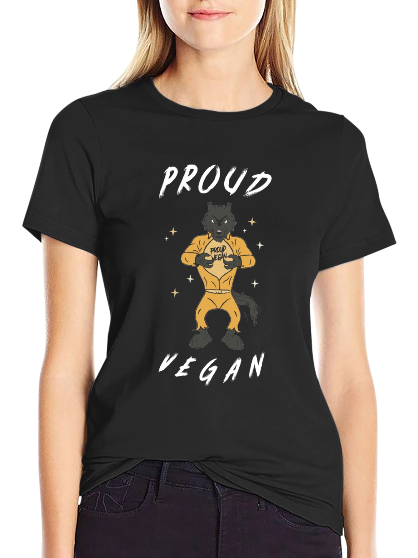 Proud Vegan Graphic Tee - Animal Lovers T-Shirt