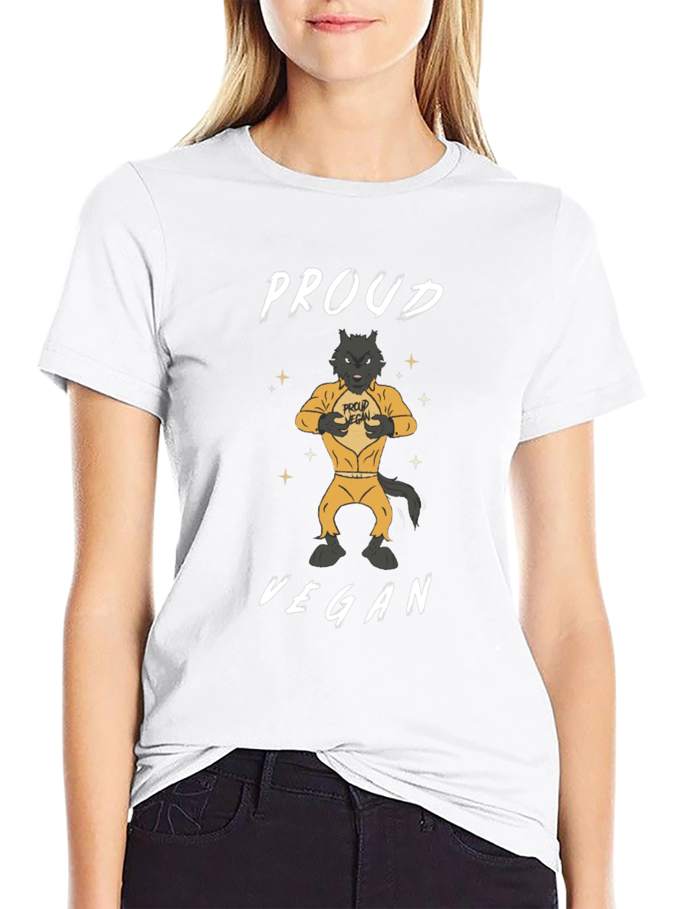 Proud Vegan Graphic Tee - Animal Lovers T-Shirt