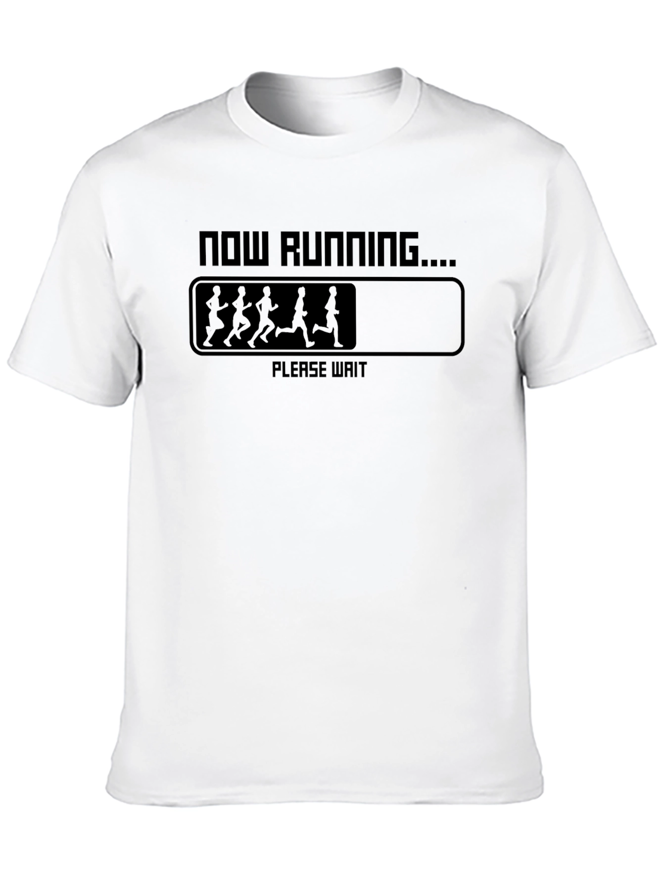 Now Running Loading Bar Graphic T-Shirt