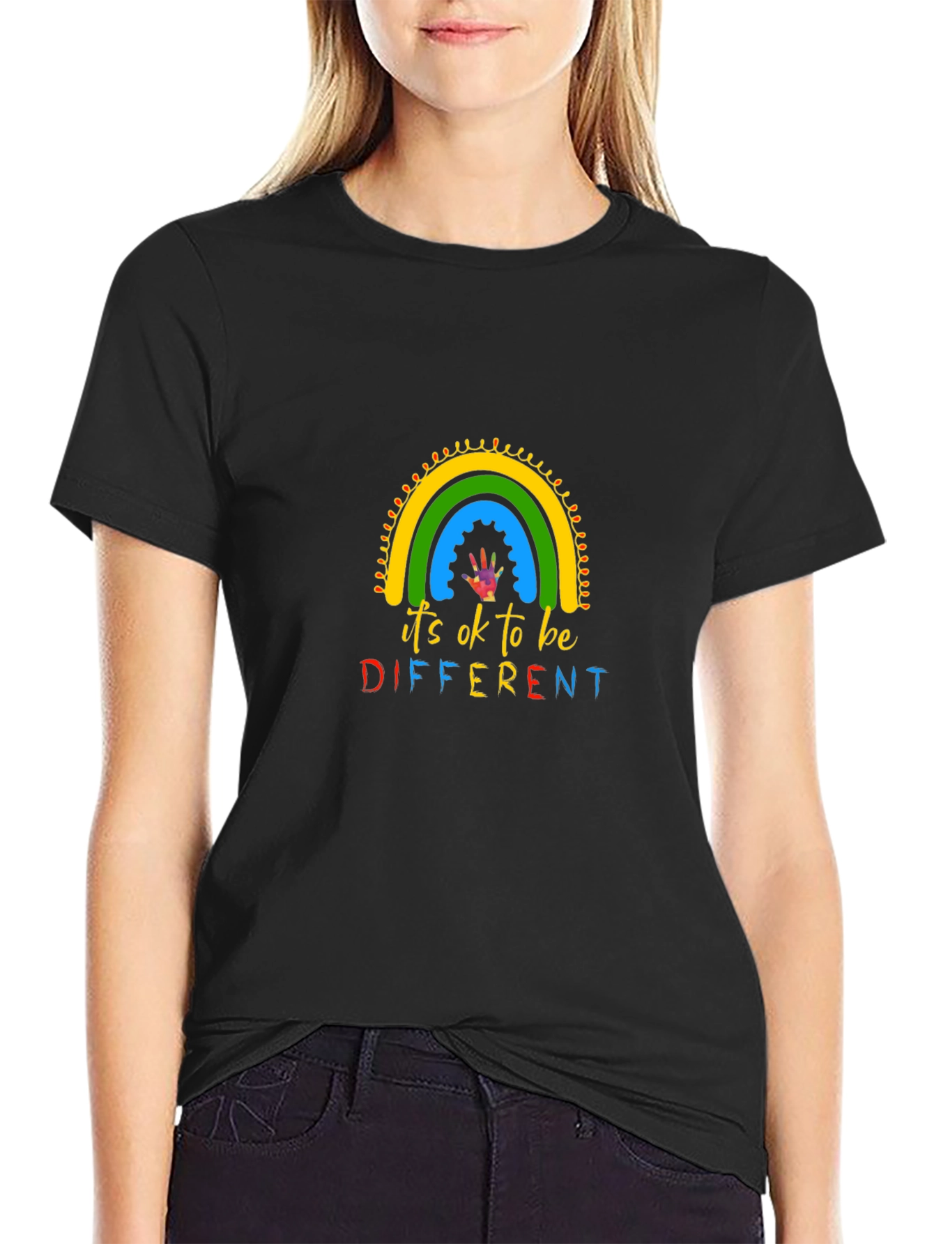 Autism Awareness T-Shirt - Its Ok to Be Different