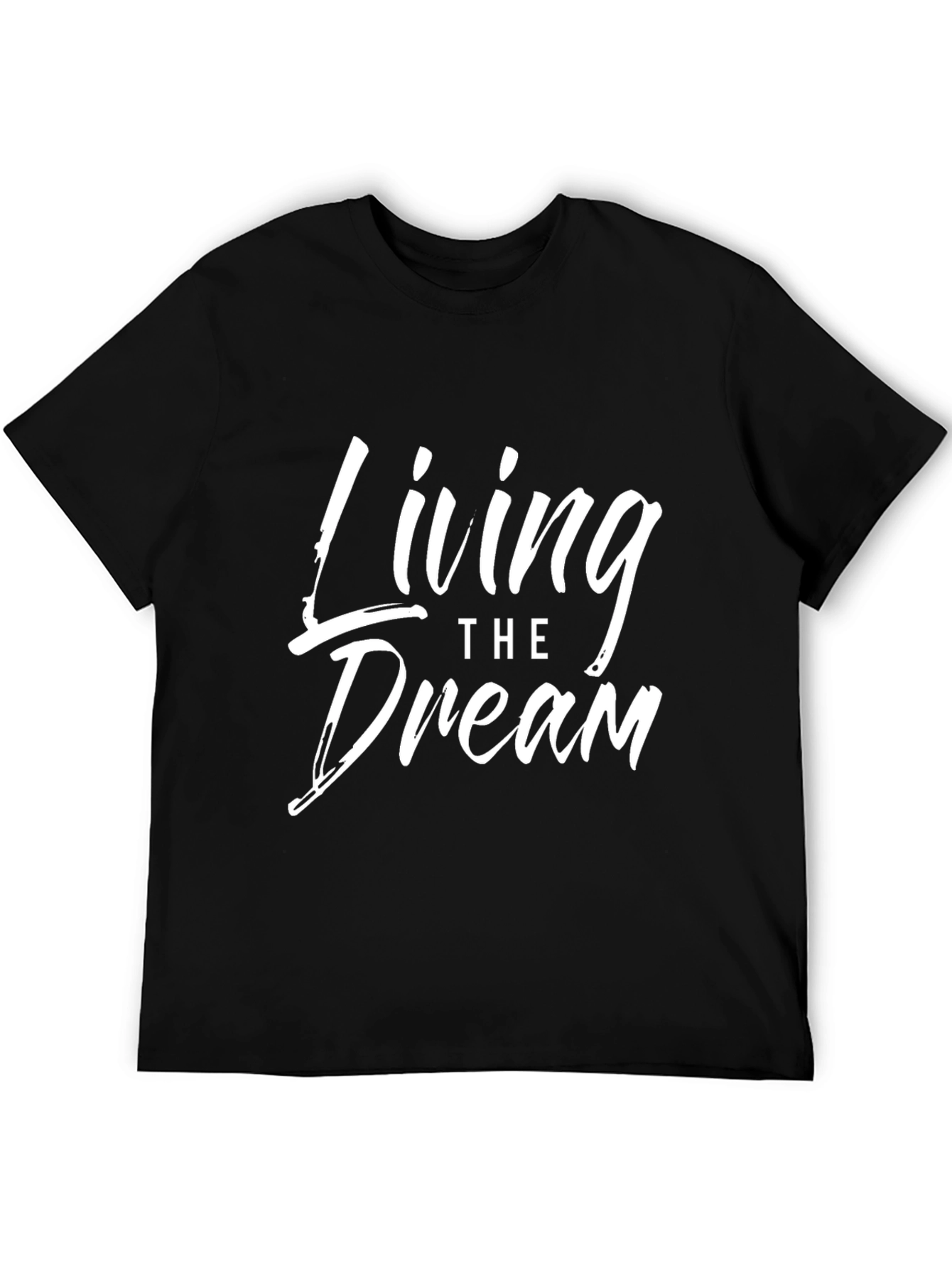 Living the Dream Graphic Tee - Stylish Comfort