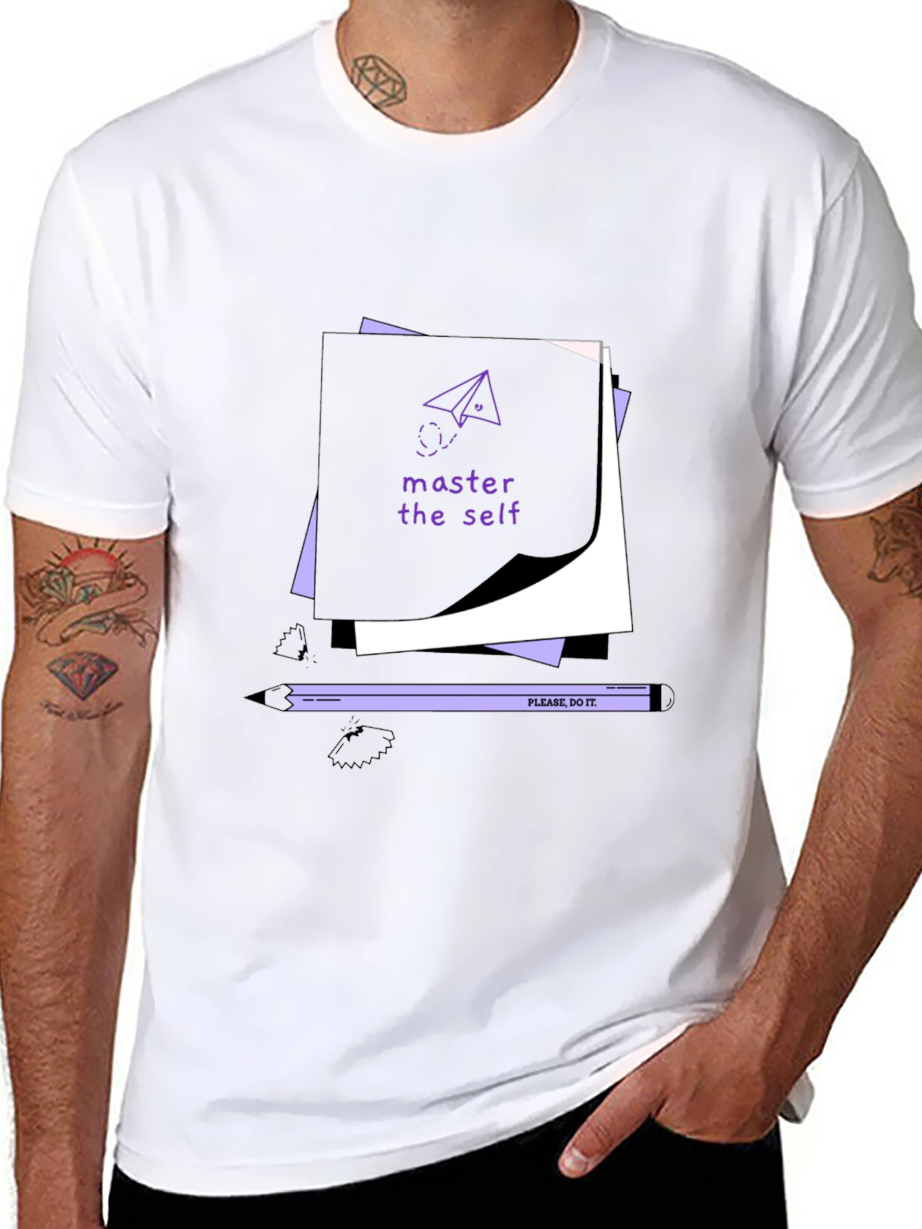 Master the Self Graphic Tee - Black