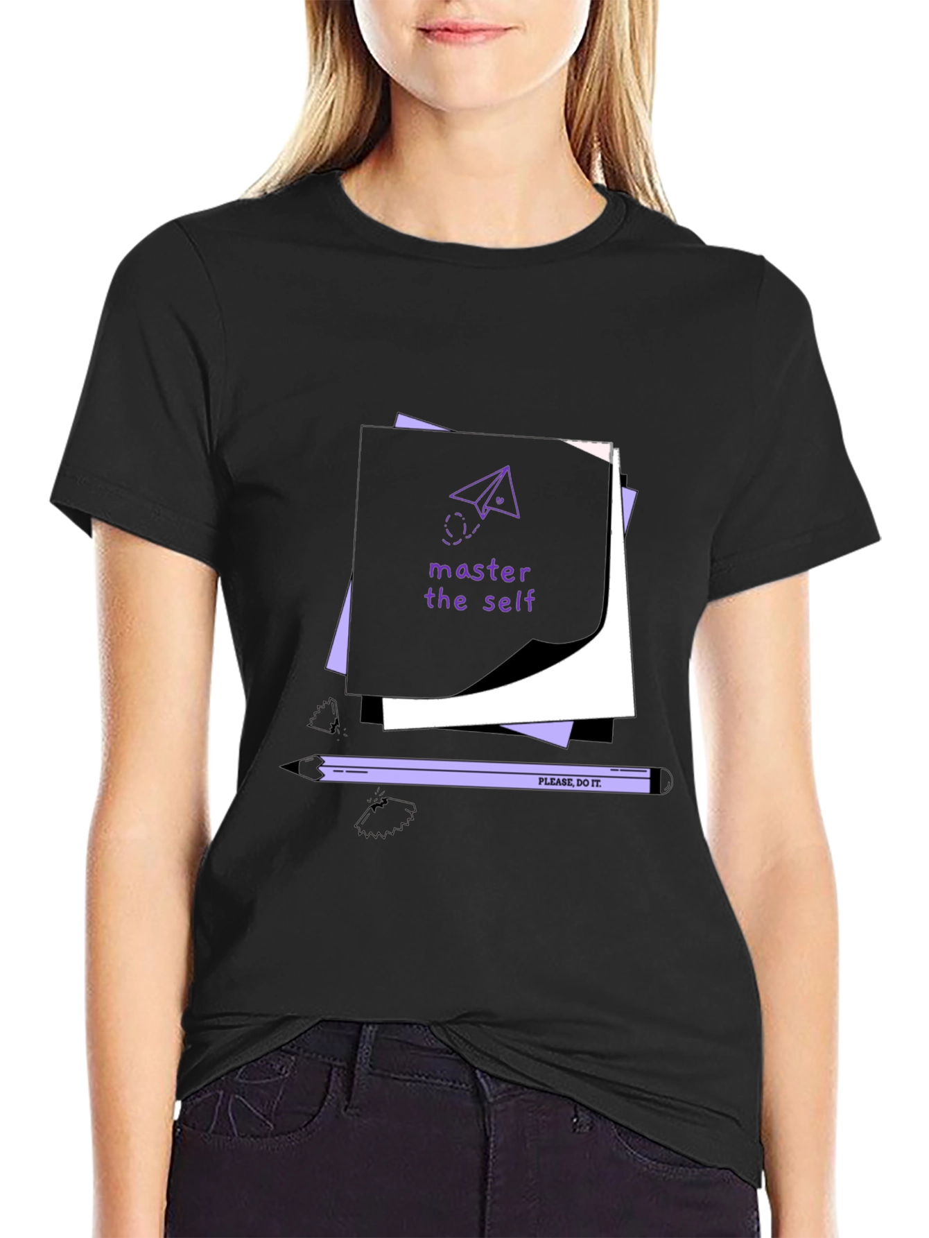 Master the Self Graphic Tee - Black