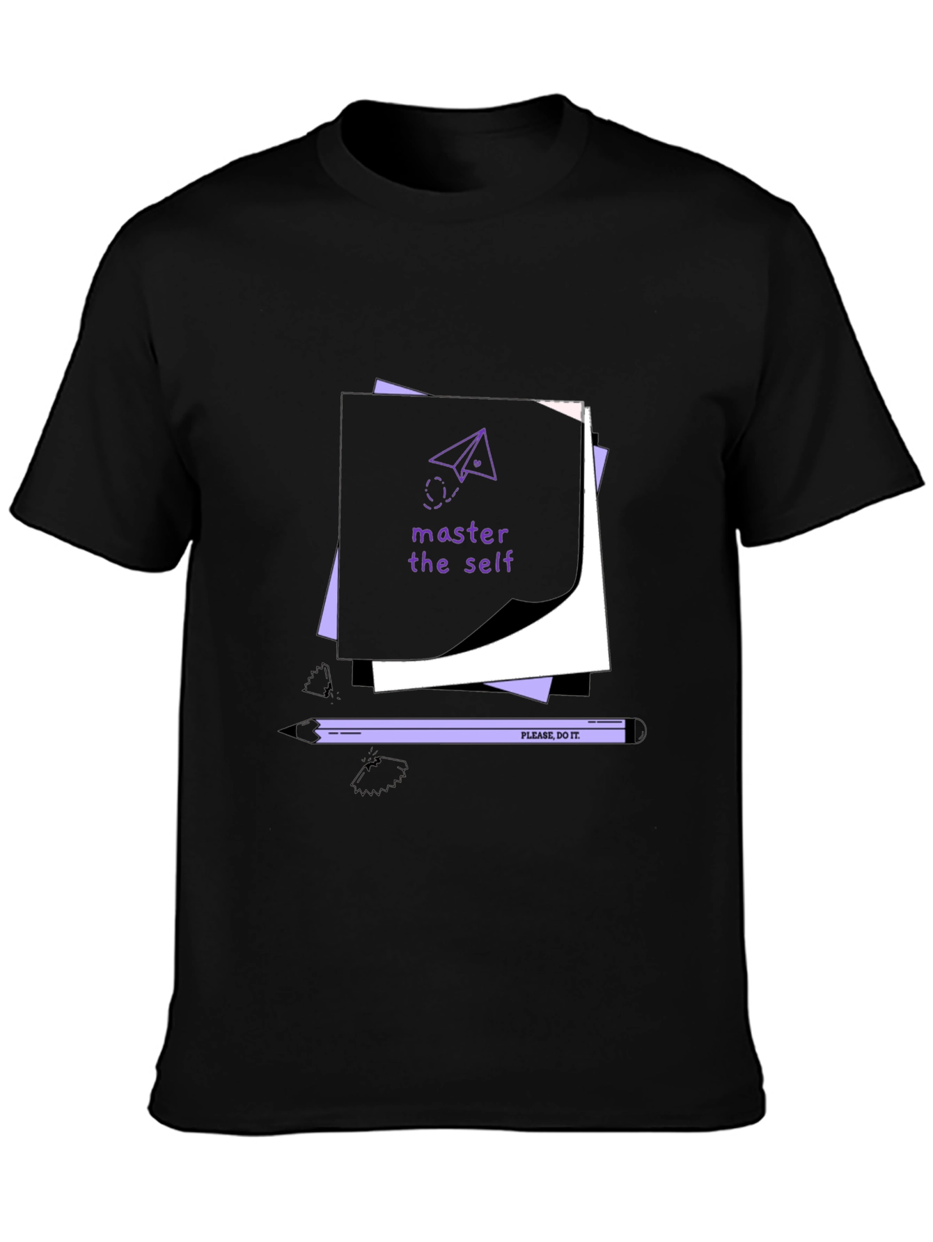 Master the Self Graphic Tee - Black