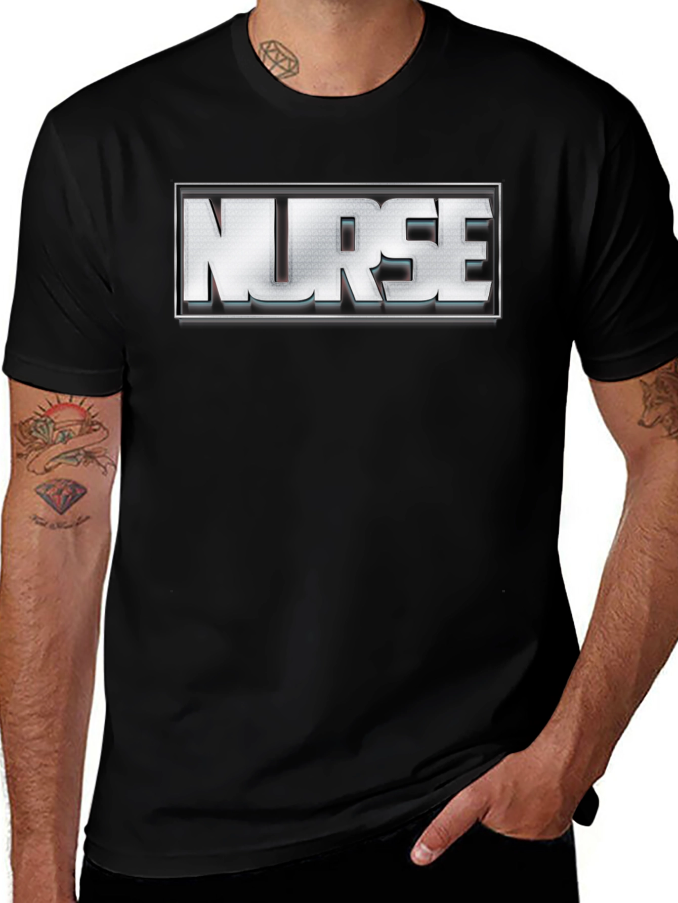 Nurse T-Shirt - Silver Logo