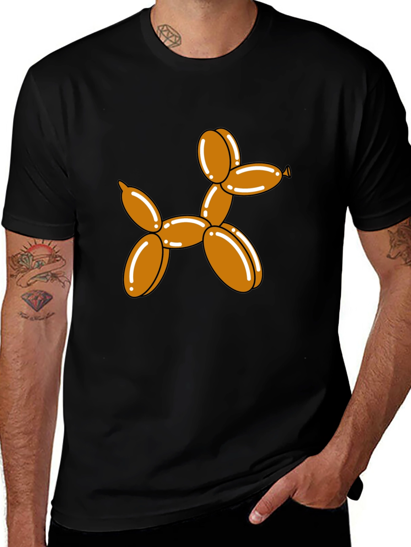 Balloon Dog Graphic Tee - Stylish & Fun!