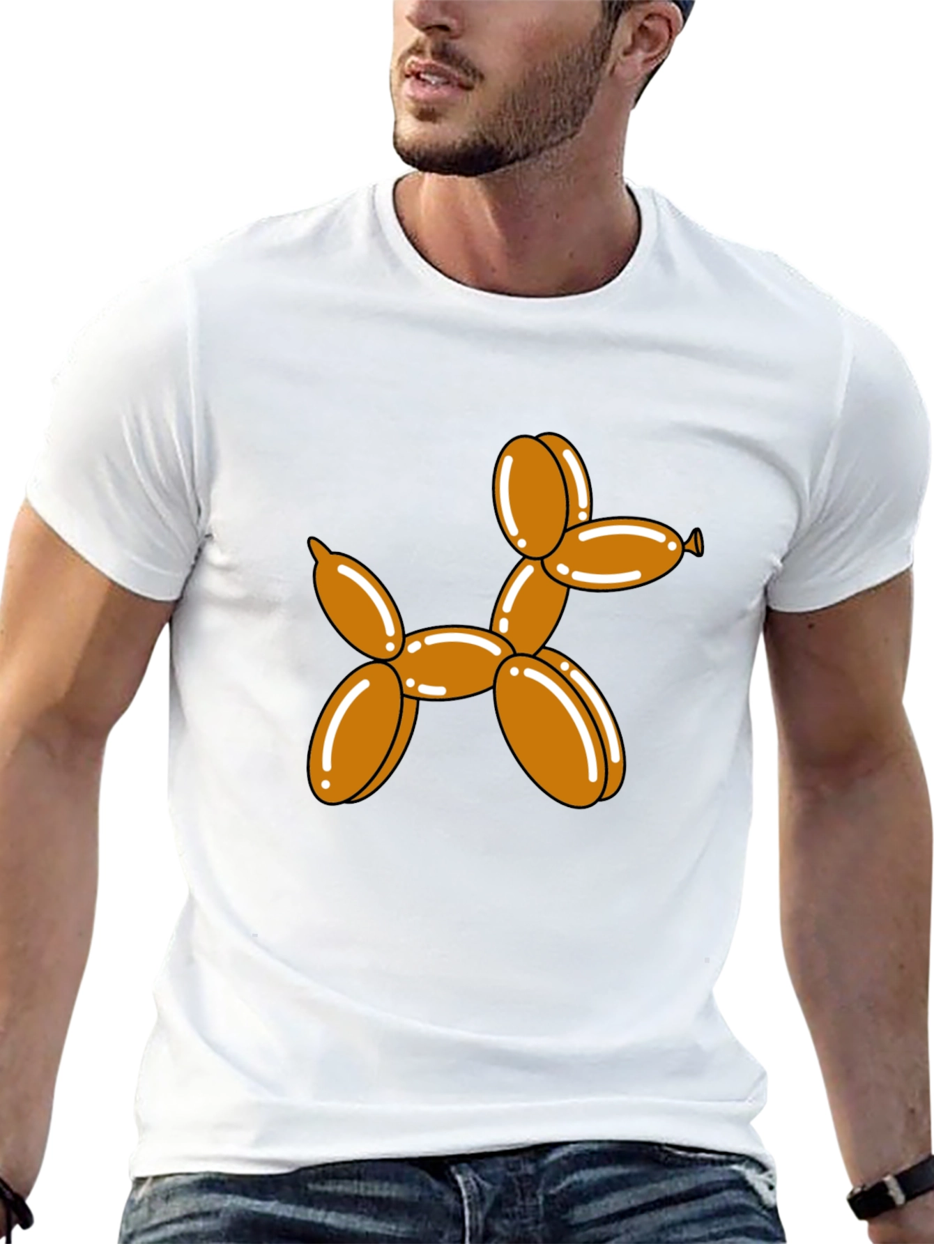 Balloon Dog Graphic Tee - Stylish & Fun!