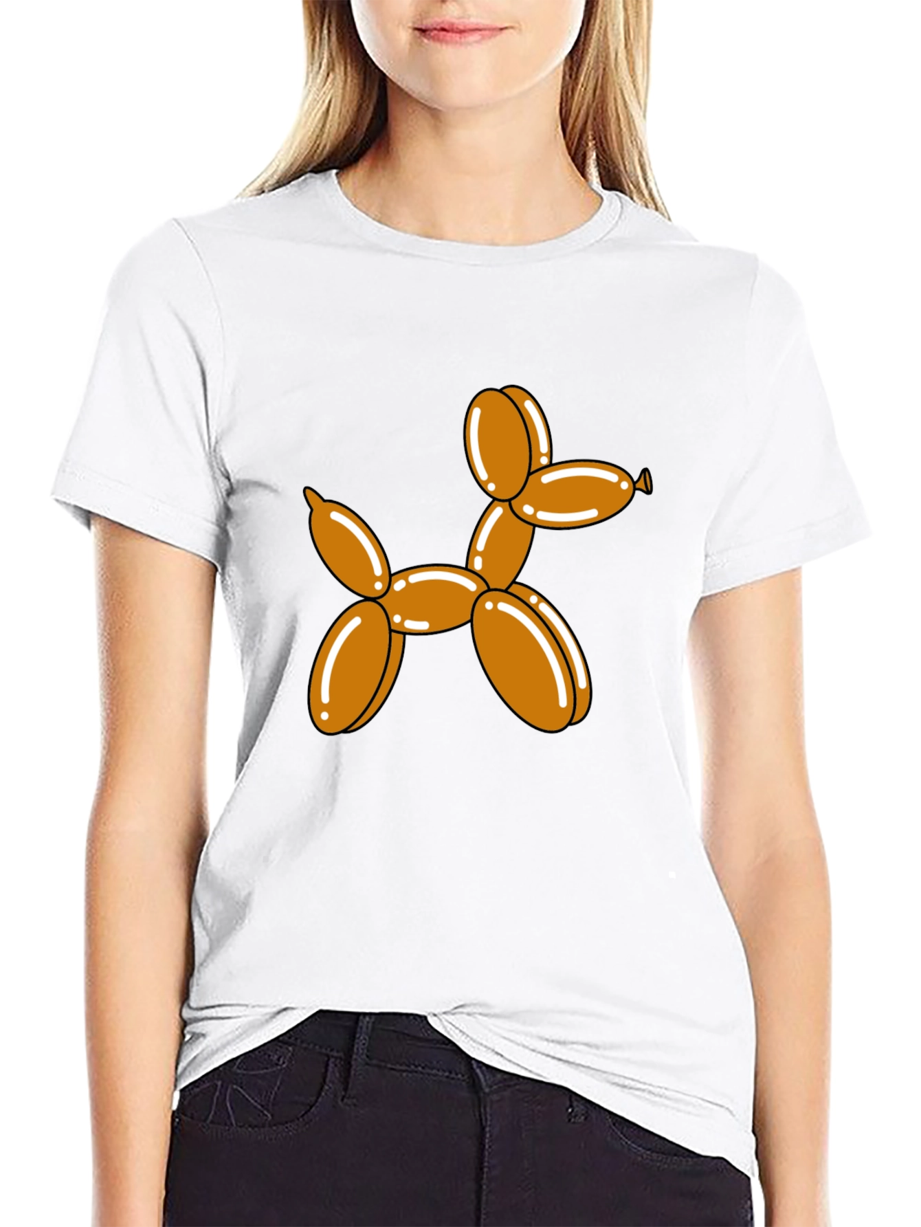 Balloon Dog Graphic Tee - Stylish & Fun!