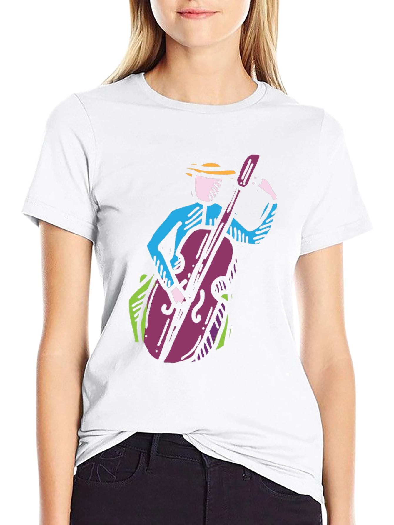 Bass Player Graphic Tee - Cool Musician T-Shirt