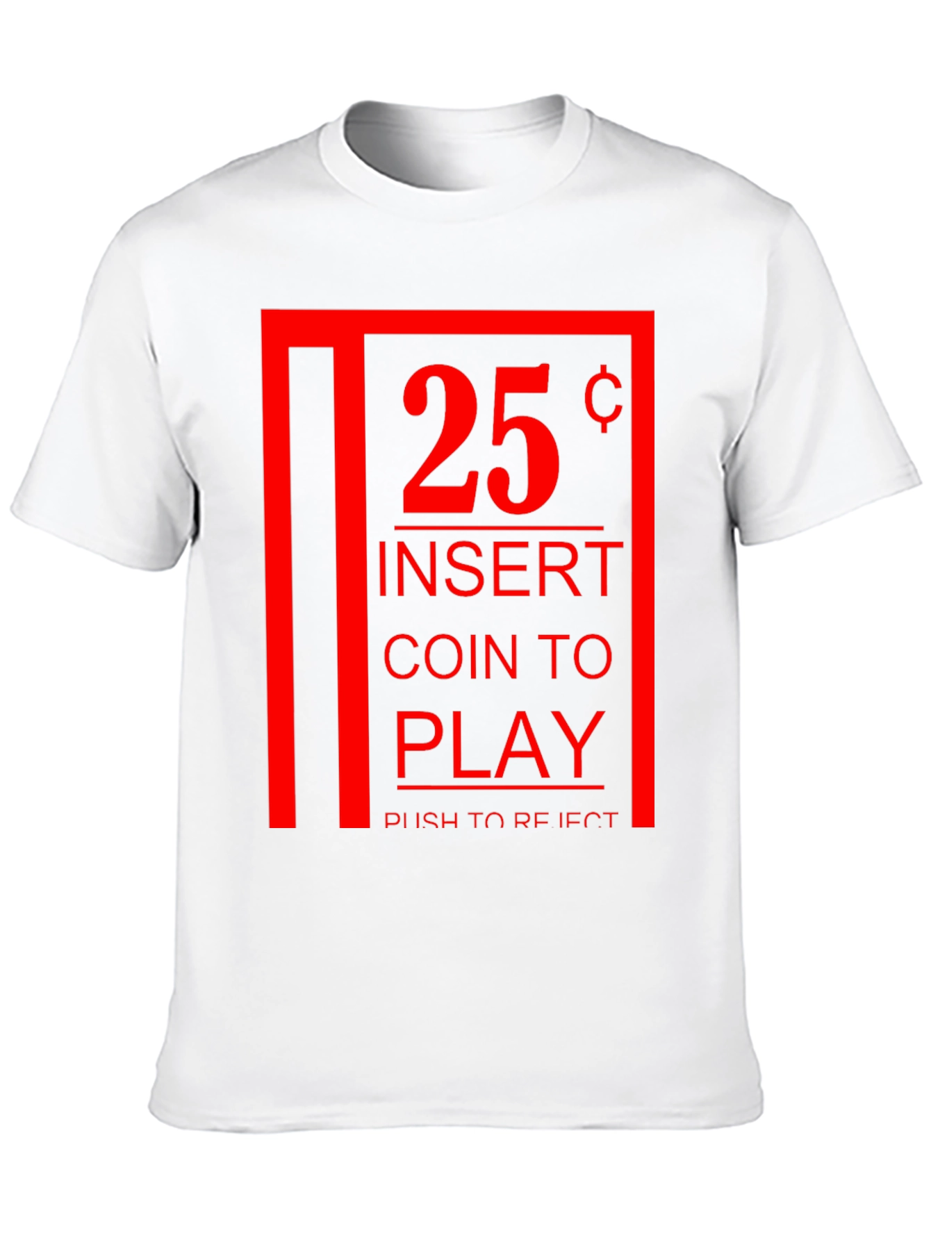 Retro Arcade Game T-Shirt - Insert Coin to Play