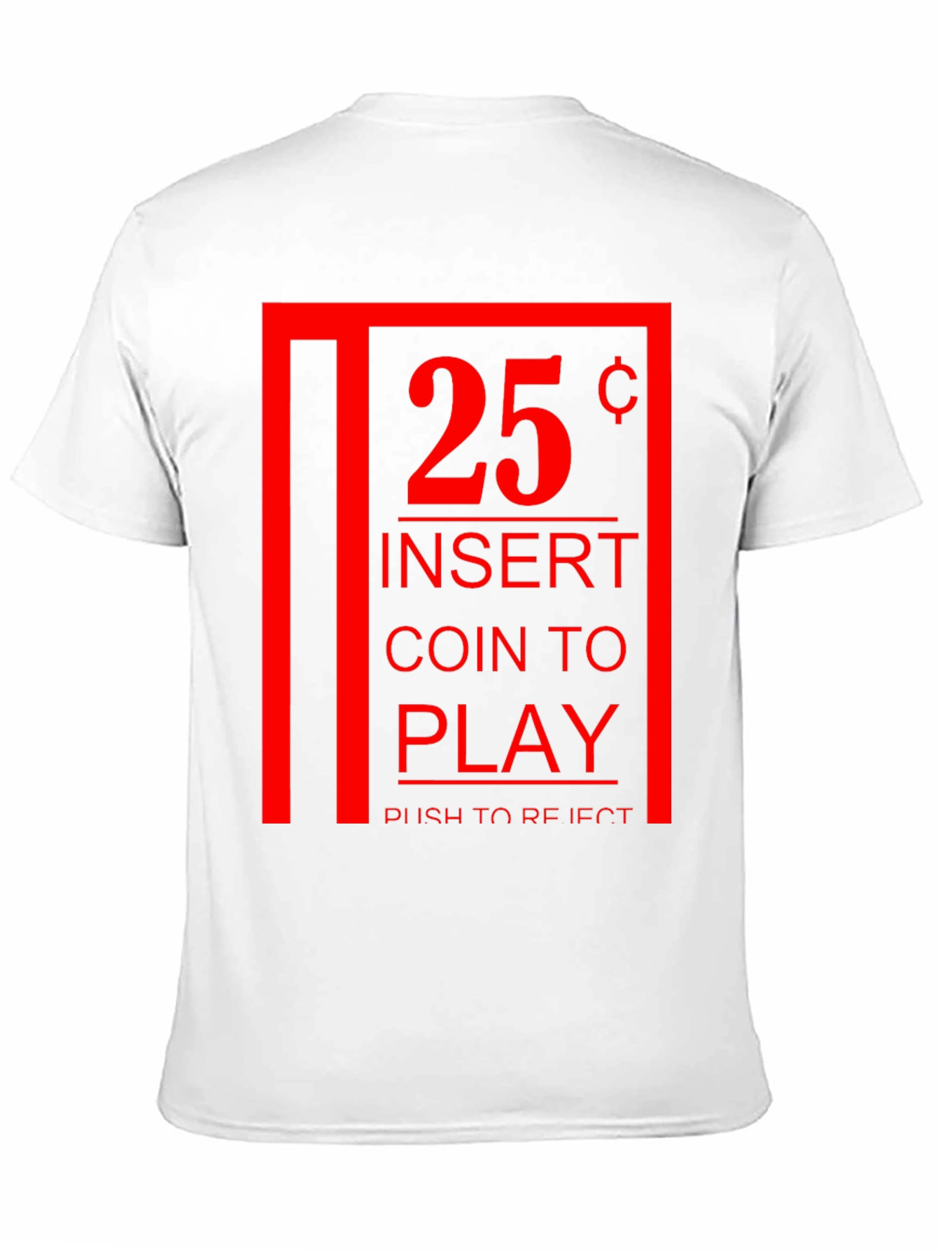 Retro Arcade Game T-Shirt - Insert Coin to Play