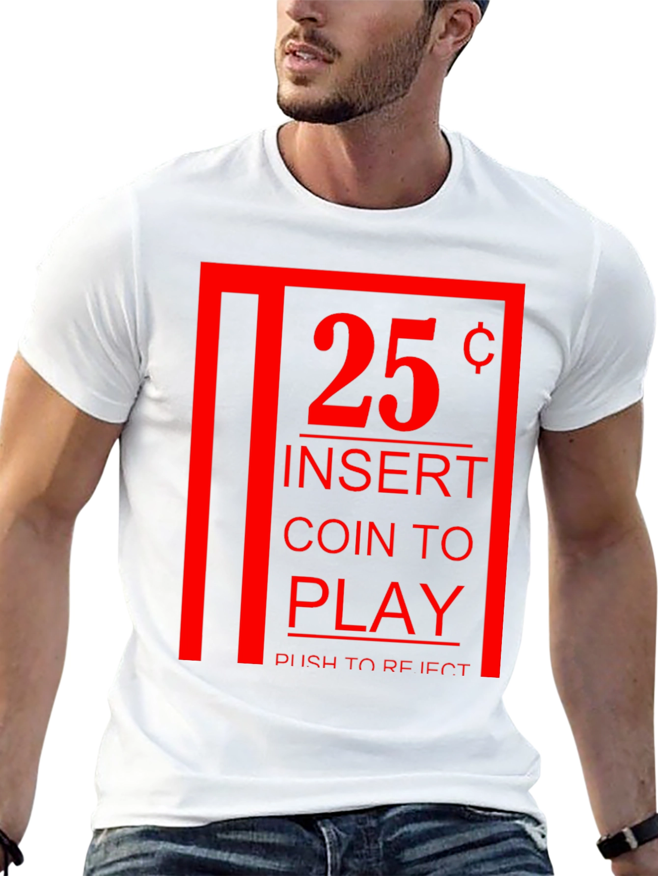 Retro Arcade Game T-Shirt - Insert Coin to Play