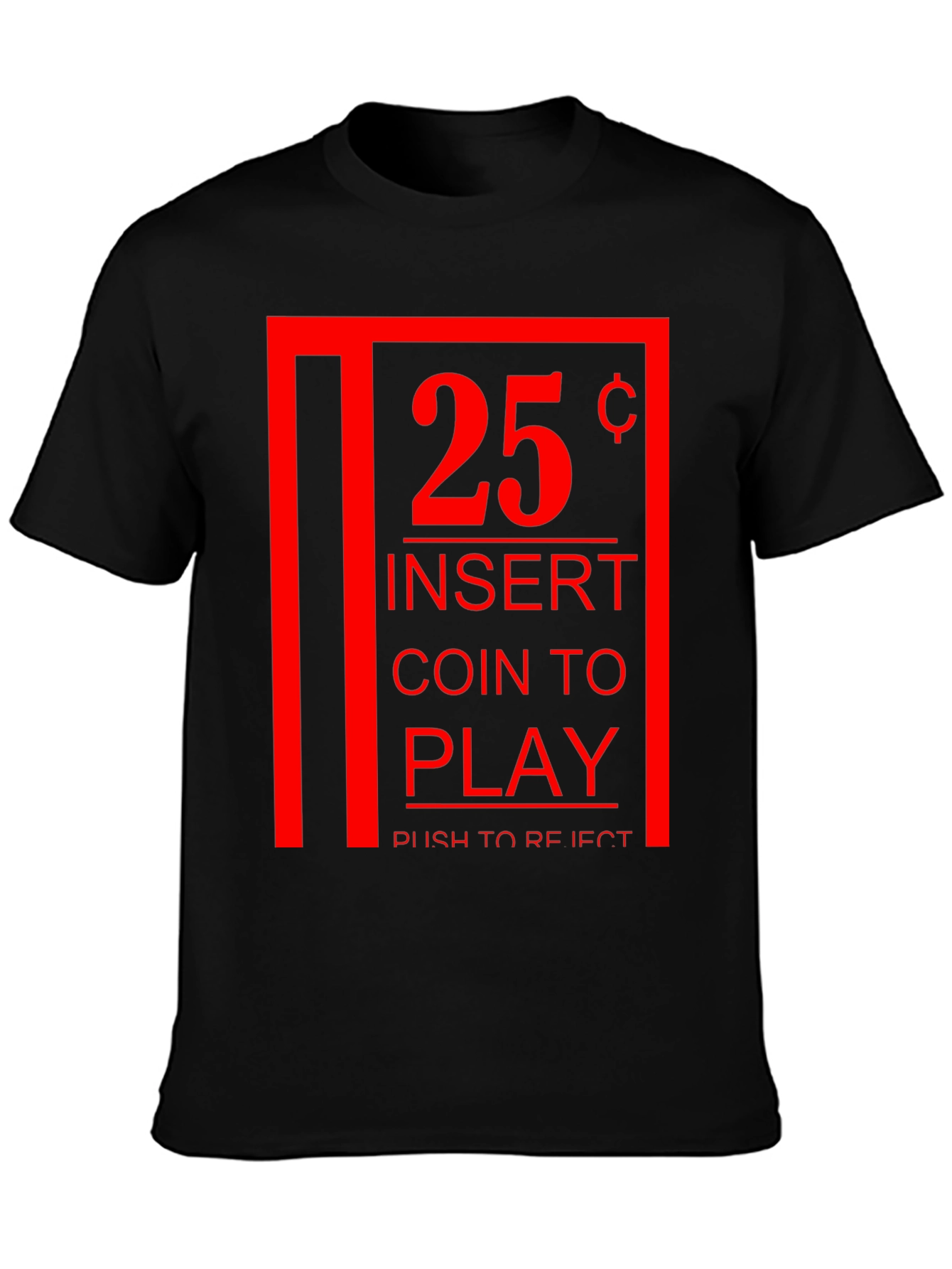 Retro Arcade Game T-Shirt - Insert Coin to Play
