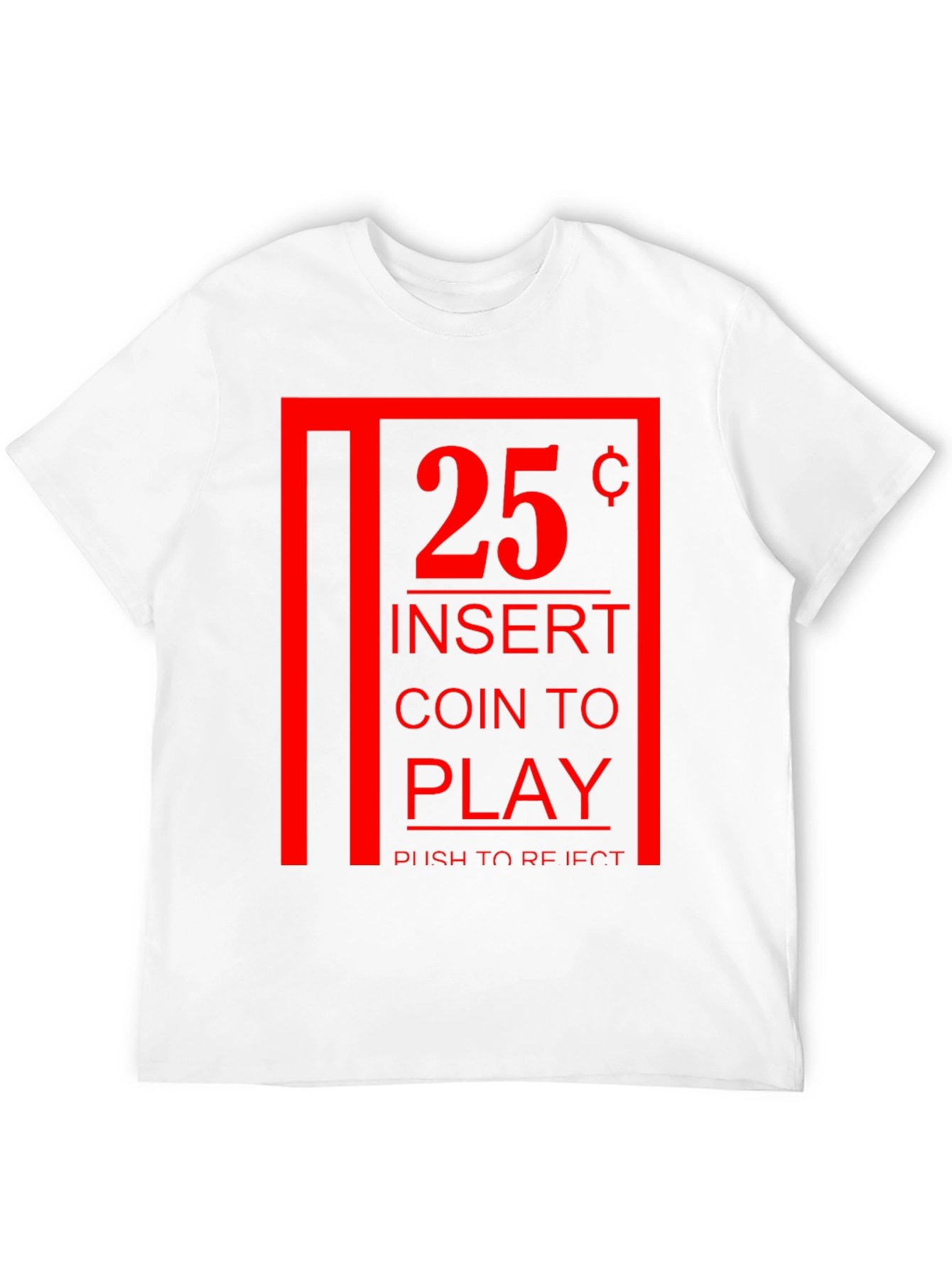 Retro Arcade Game T-Shirt - Insert Coin to Play