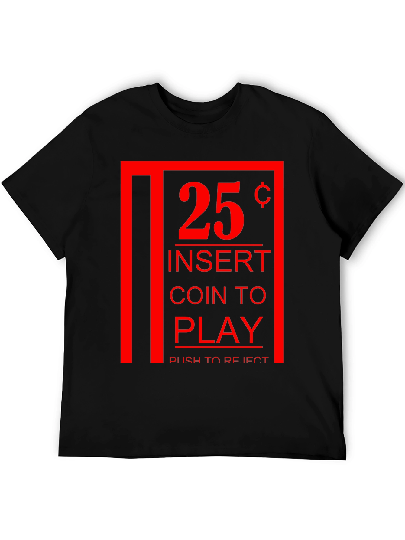 Retro Arcade Game T-Shirt - Insert Coin to Play
